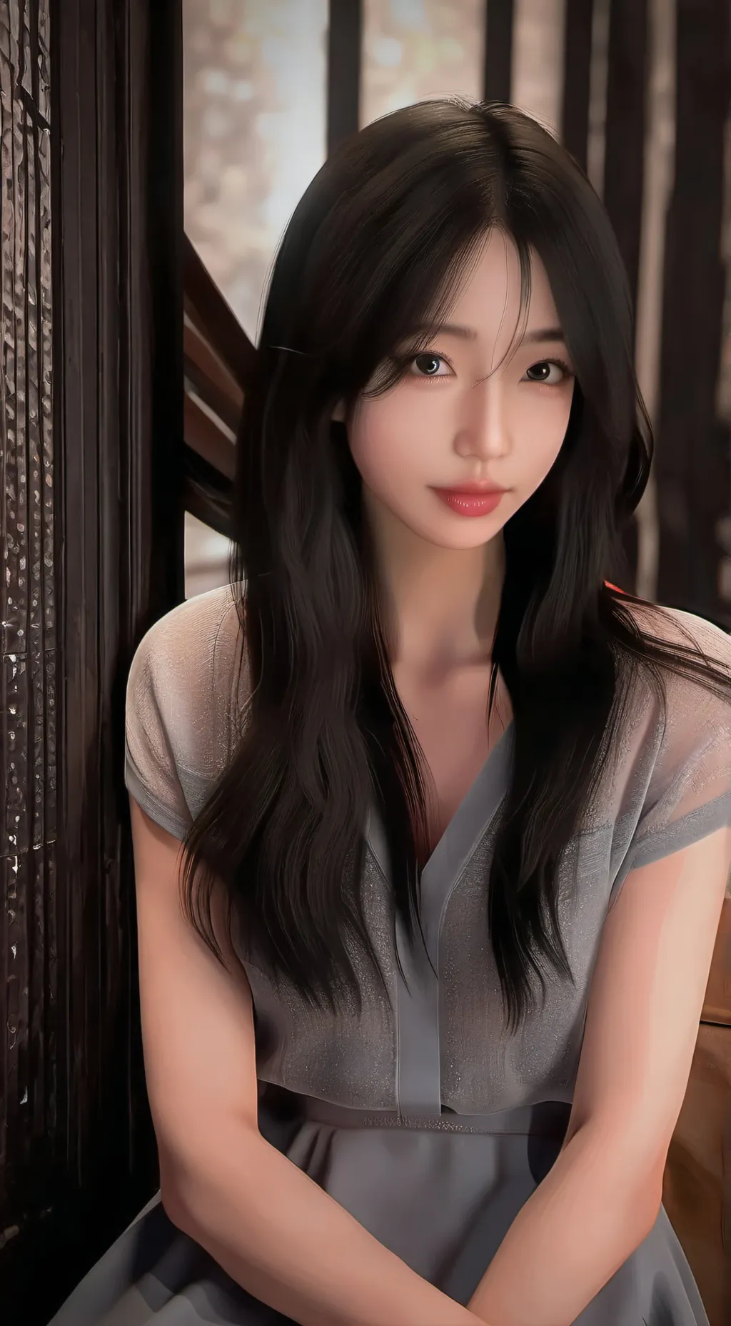 ai character: Andrea  background