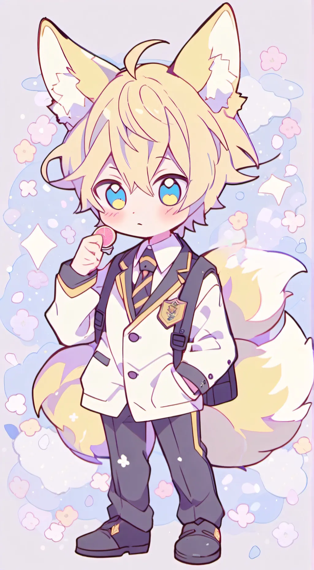 ai character: Tails background