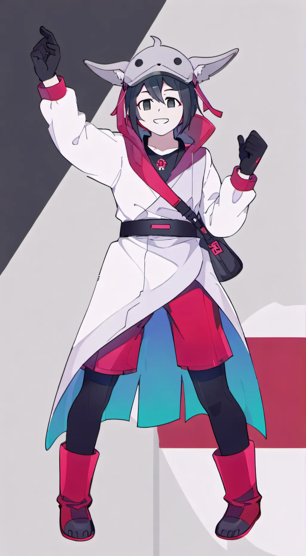 ai character: roblox avatar  background