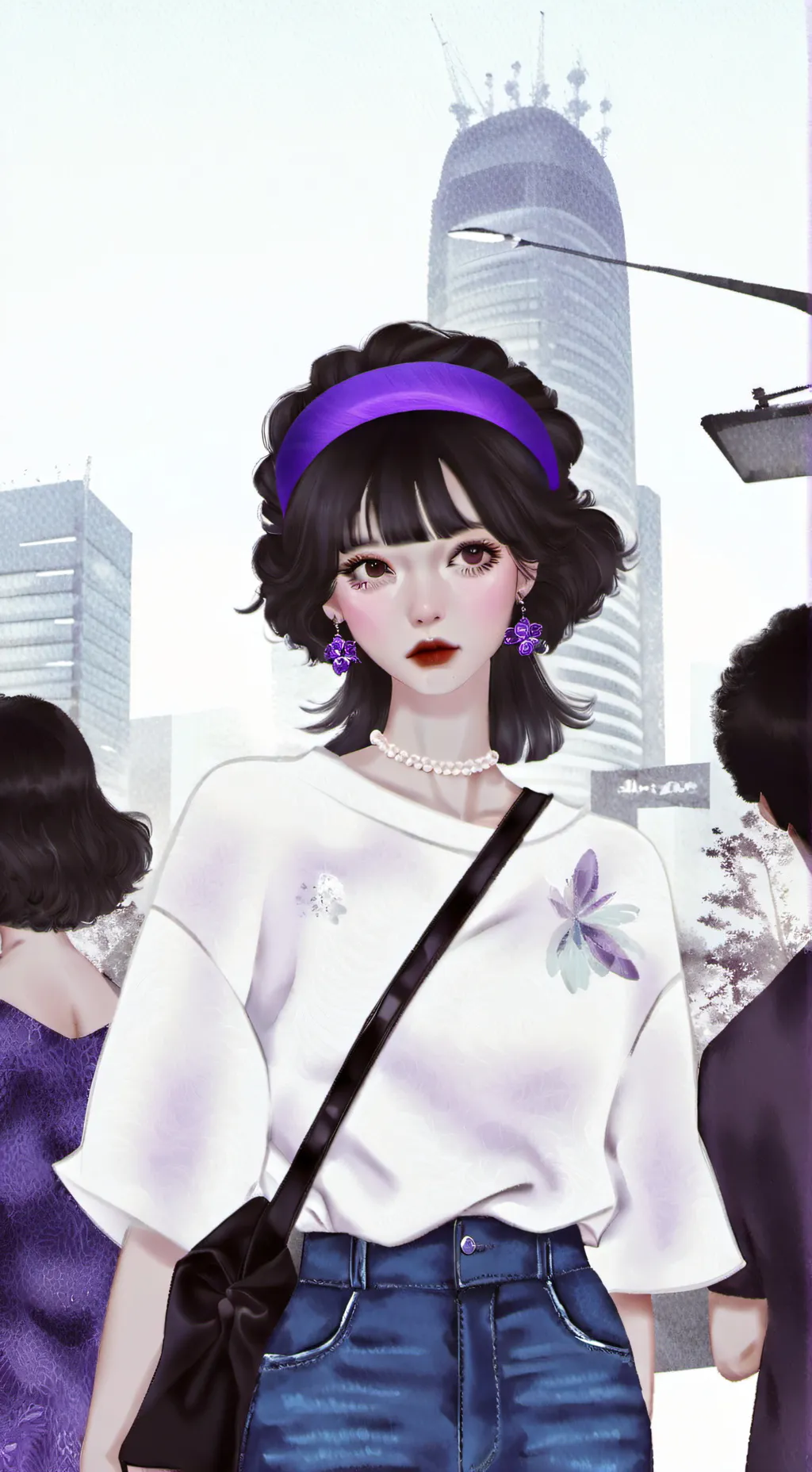 ai character: Akiko Mizusora background