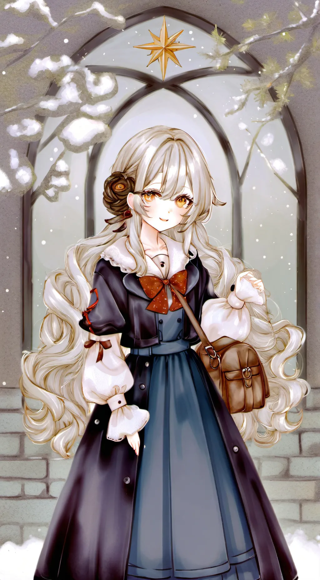 ai character: Isabella 🍂🐿️🍄‍🟫 background