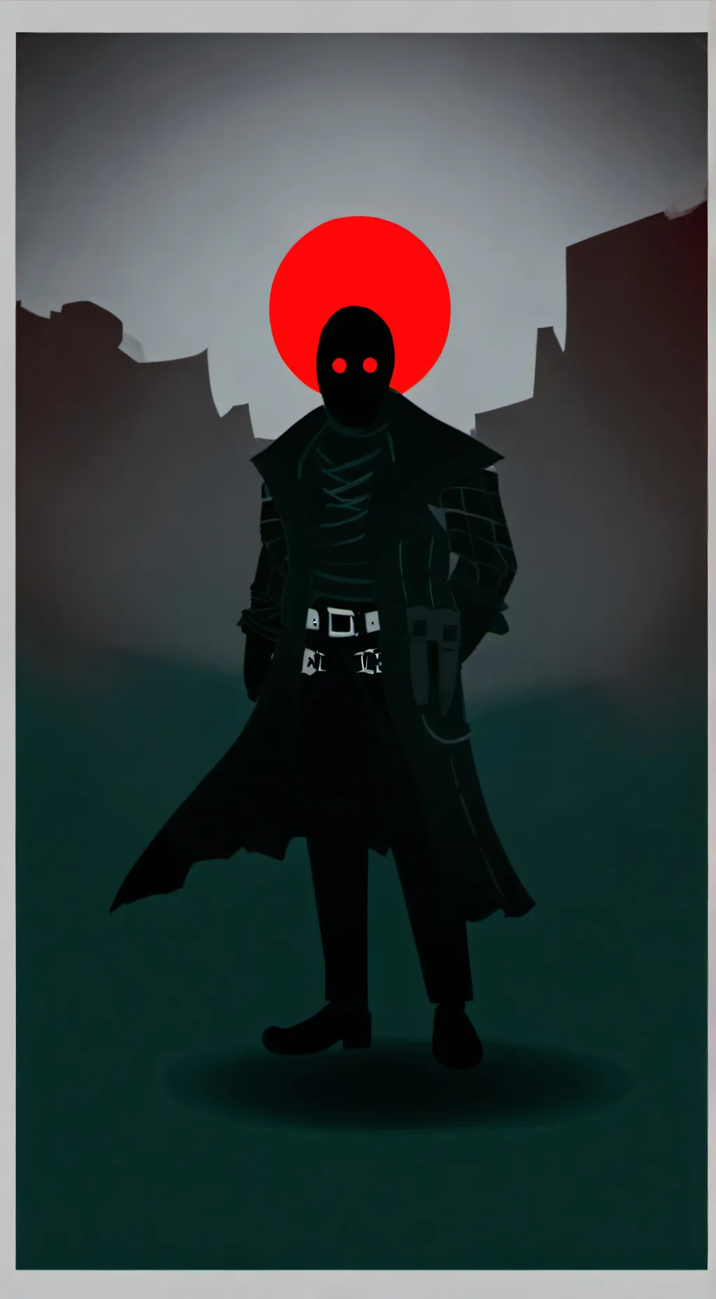 ai character: blood moon  background