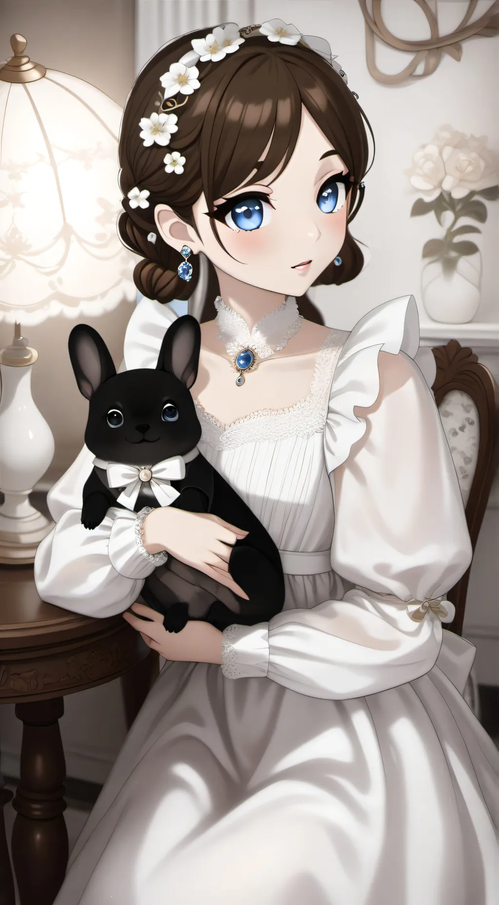 ai character: Izzy  background