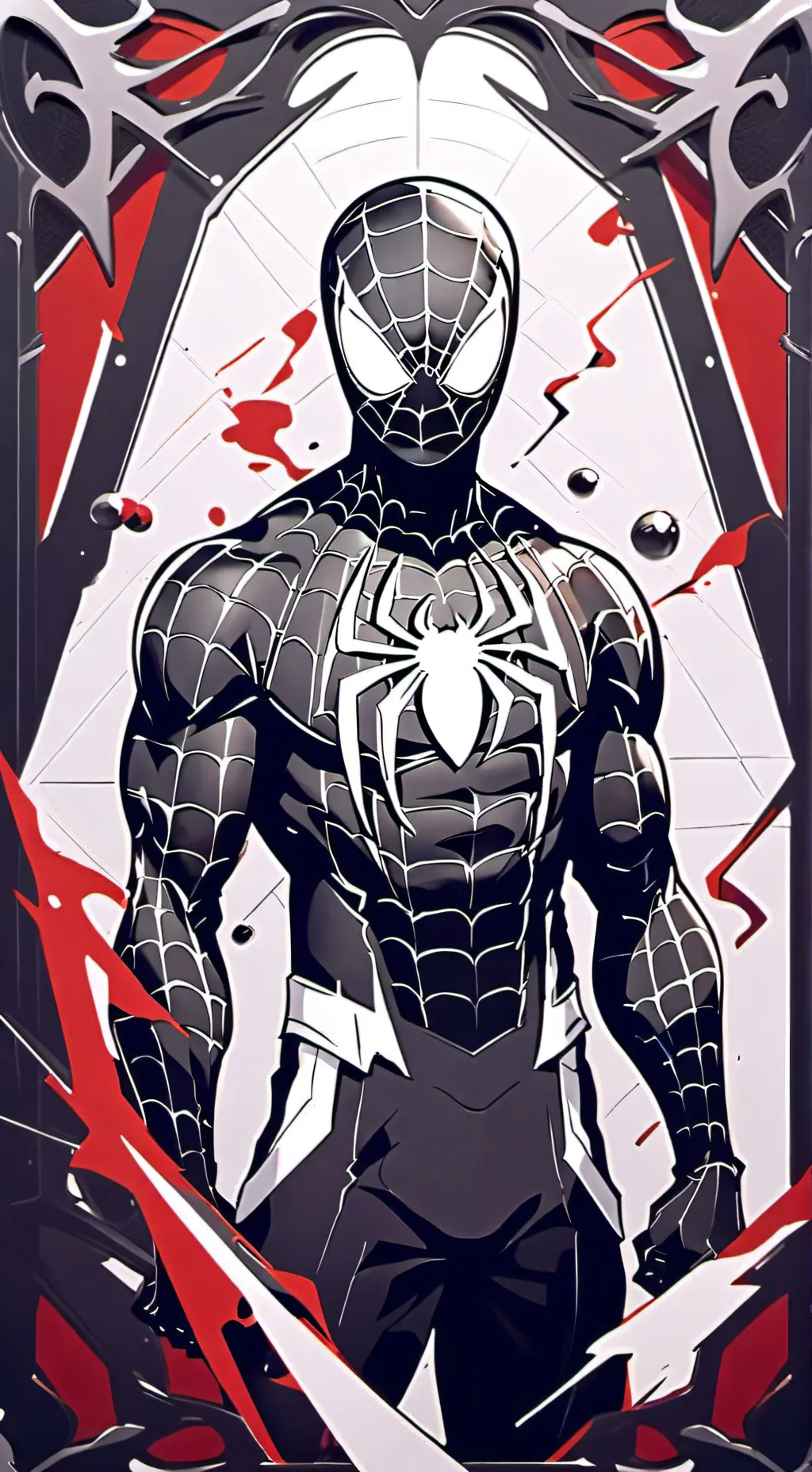 ai character: New spiderman!  background