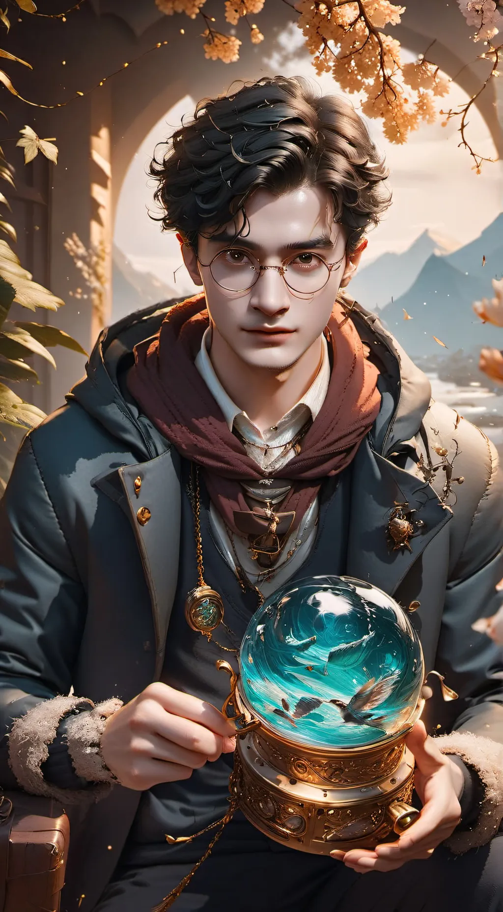 ai character: Hogwarts background