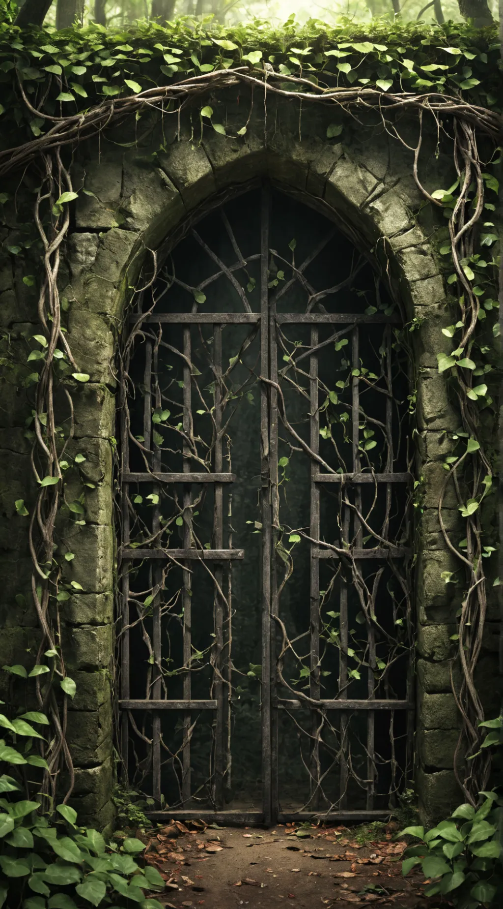 ai character: Heartwood dungeon background