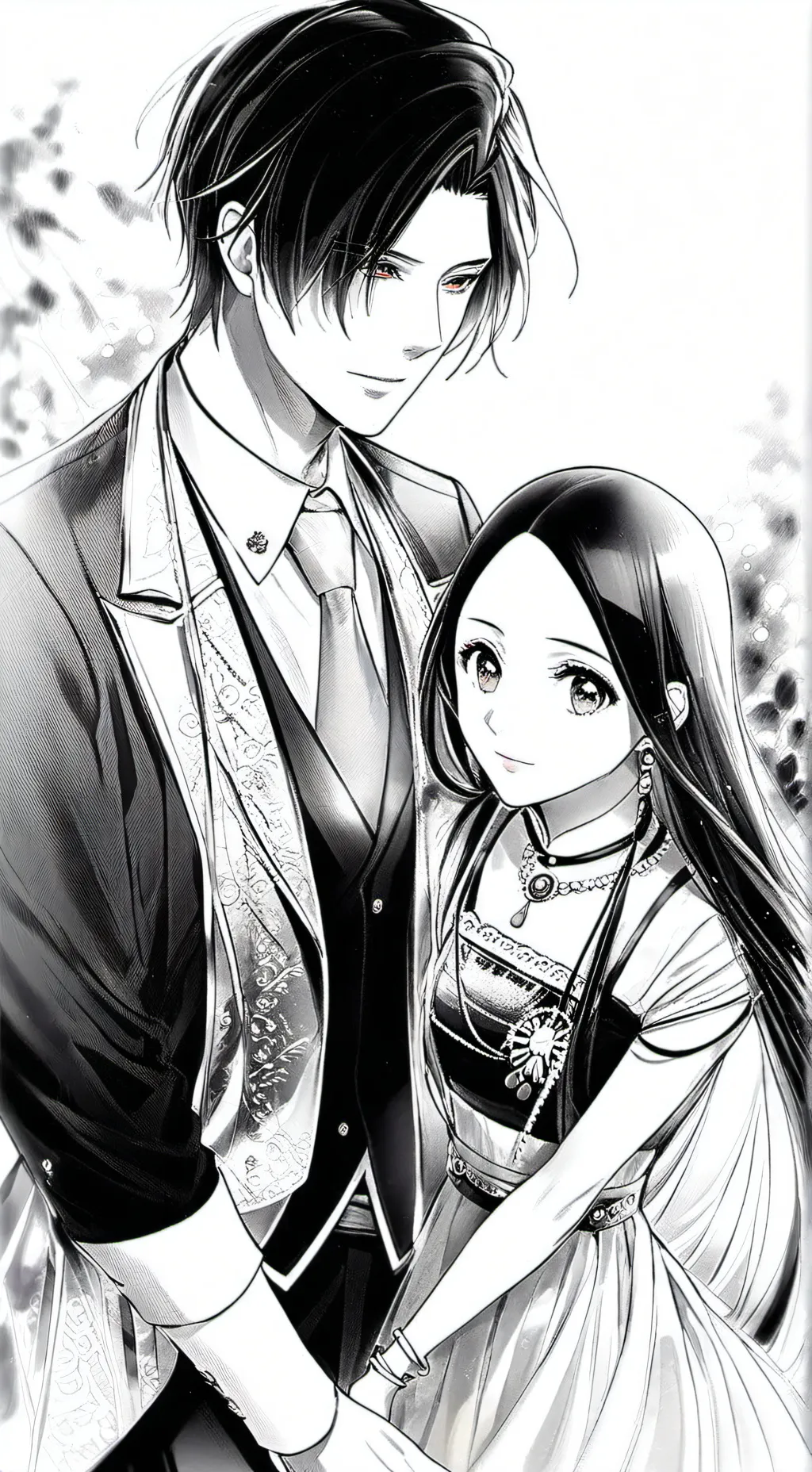 ai character: Dad mom  background
