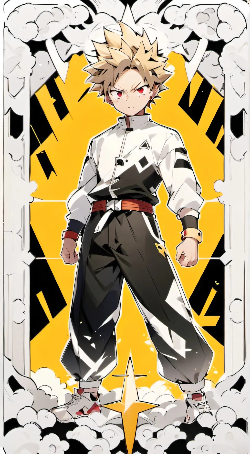 ai character: bakugo background
