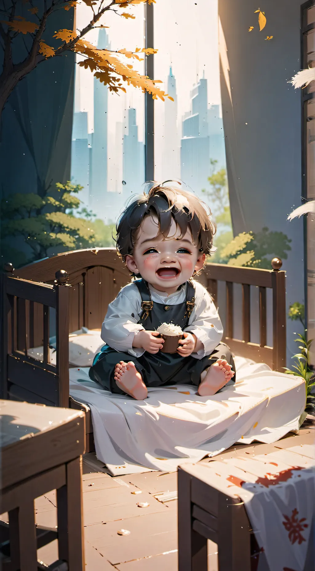 ai character: Baby background