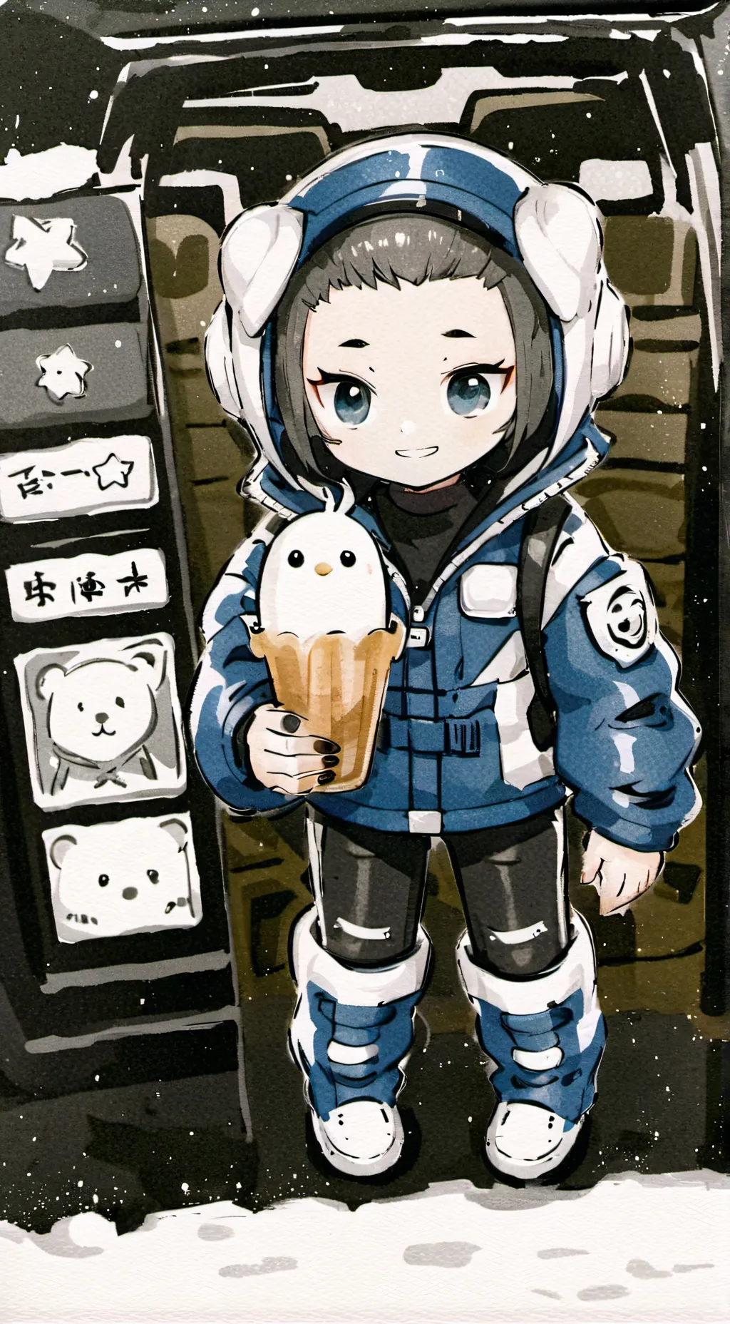 ai character: octonuats background