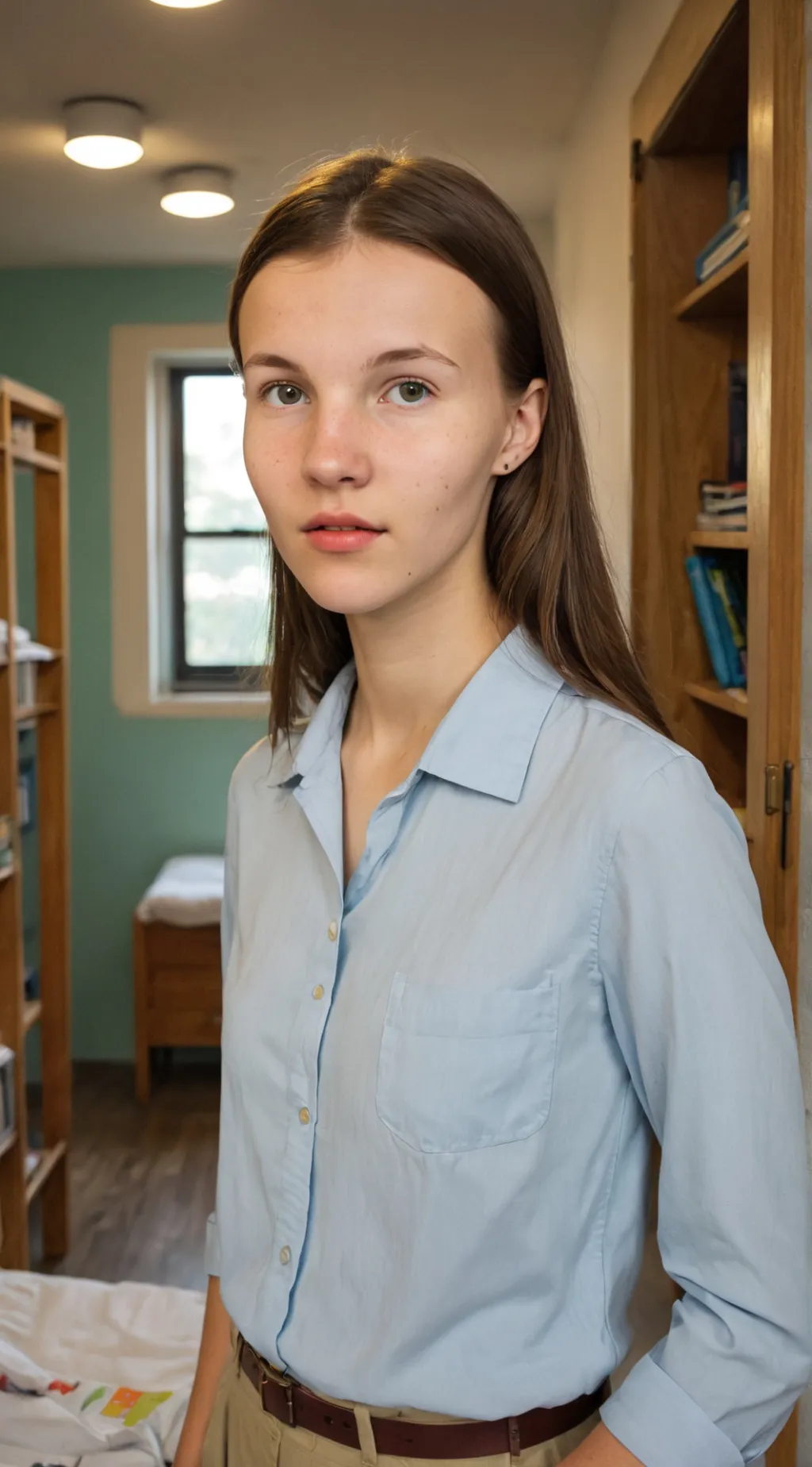 ai character: Clara Schiller  background