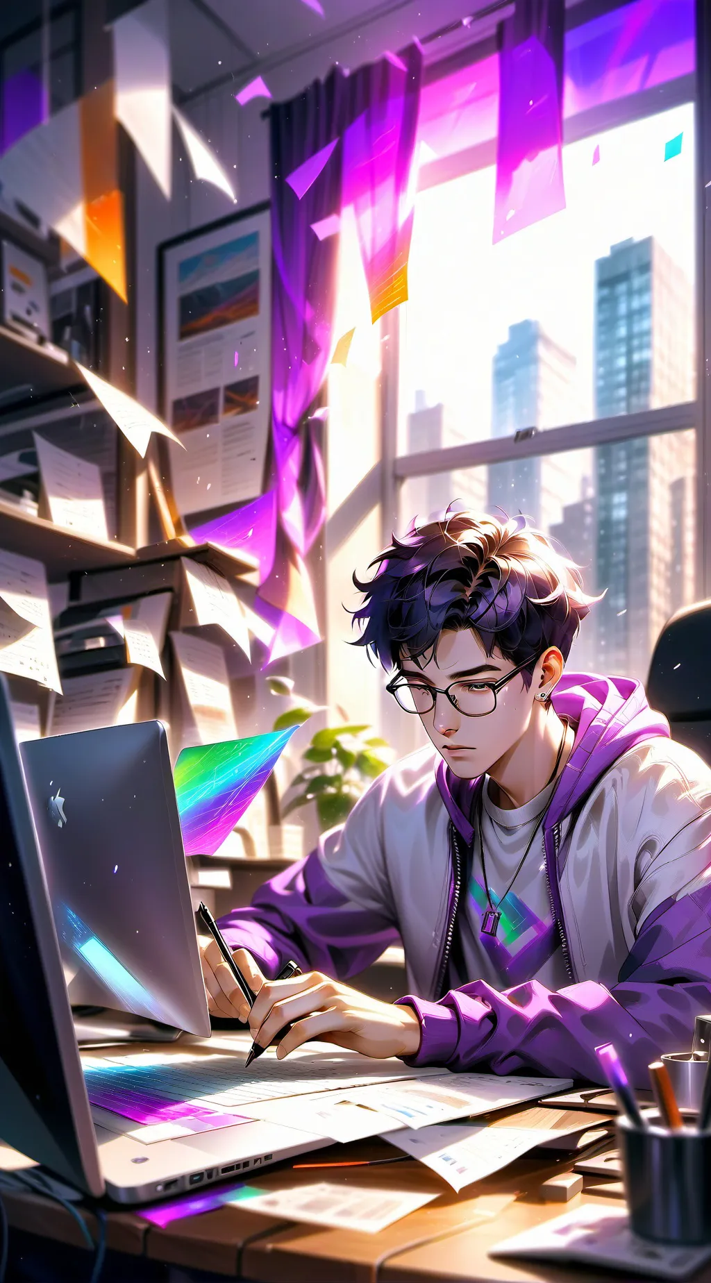 ai character: RideShare Tycoon background