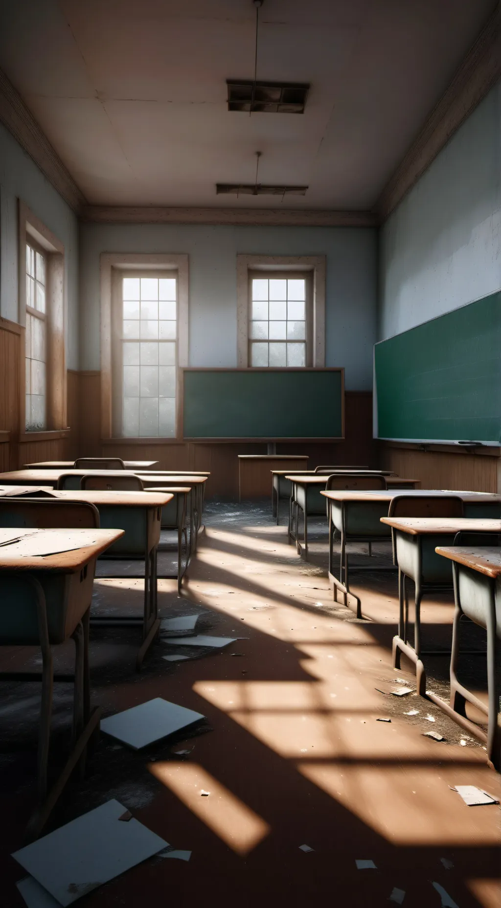 ai character: School Spirits background