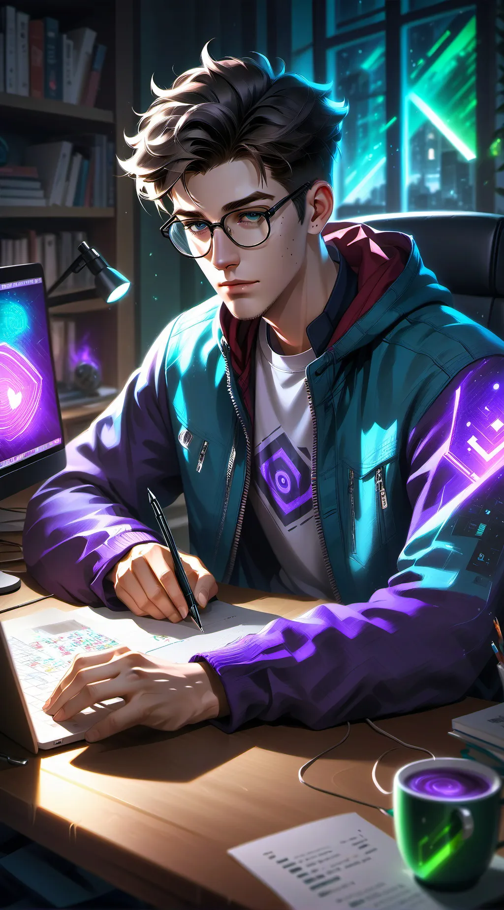 ai character: Matheo background