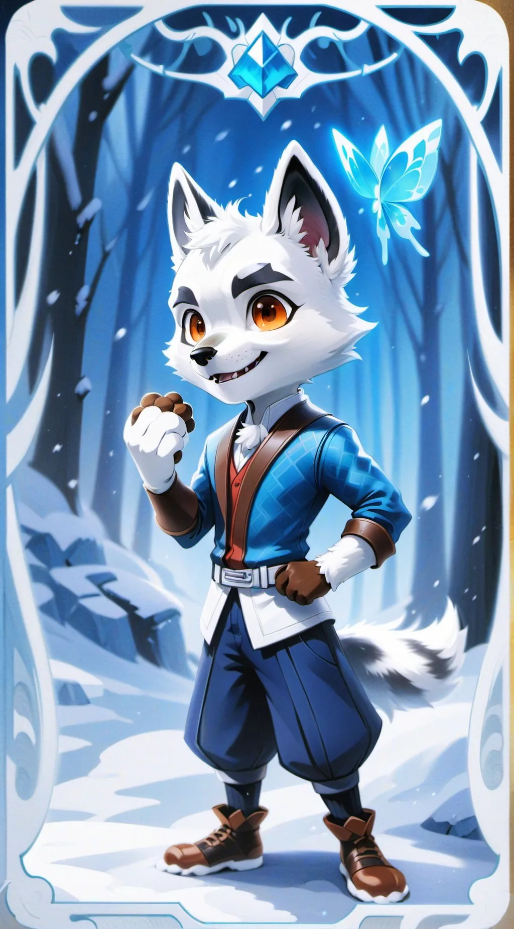 ai character: FURRY WAR background