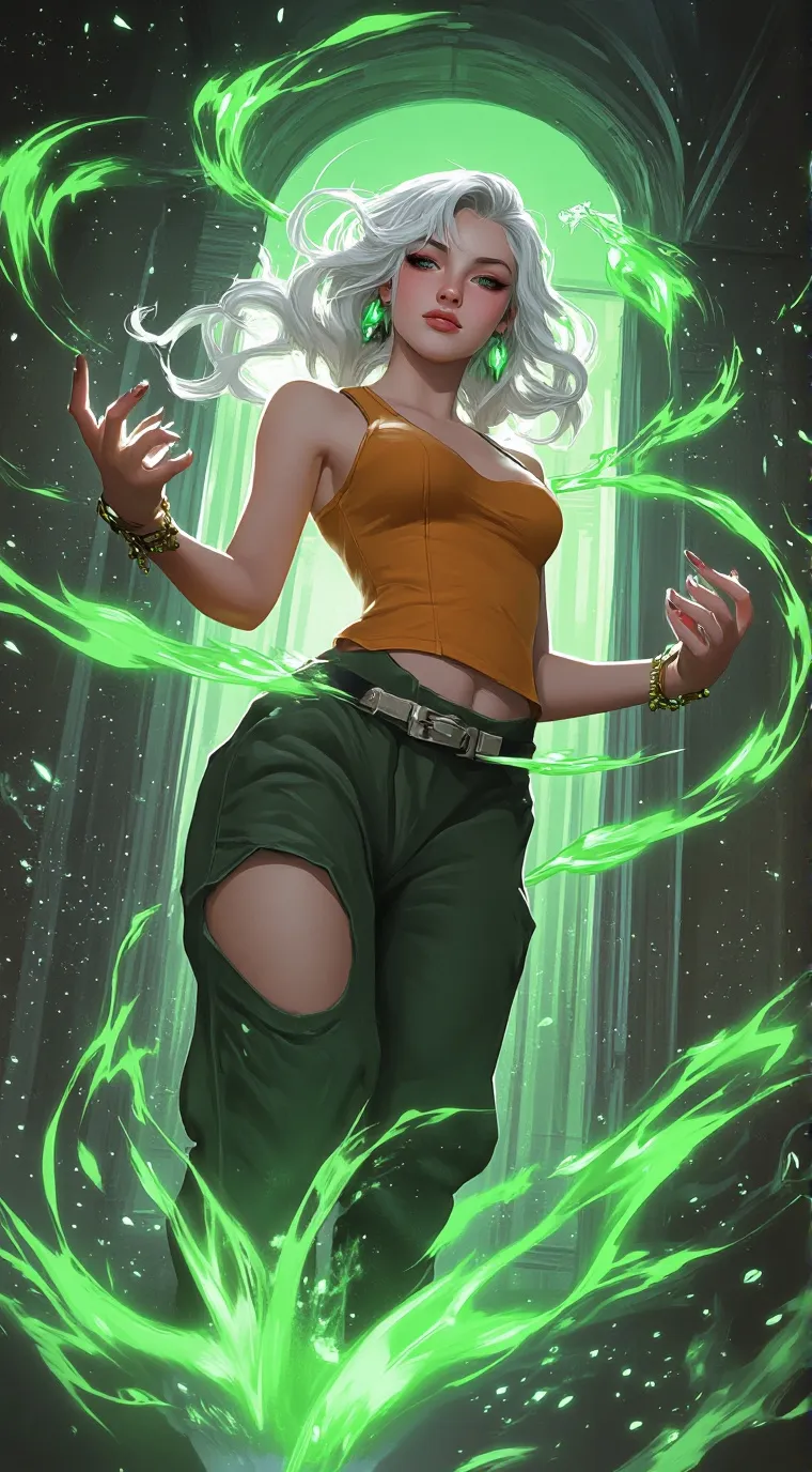 ai character: Daki background