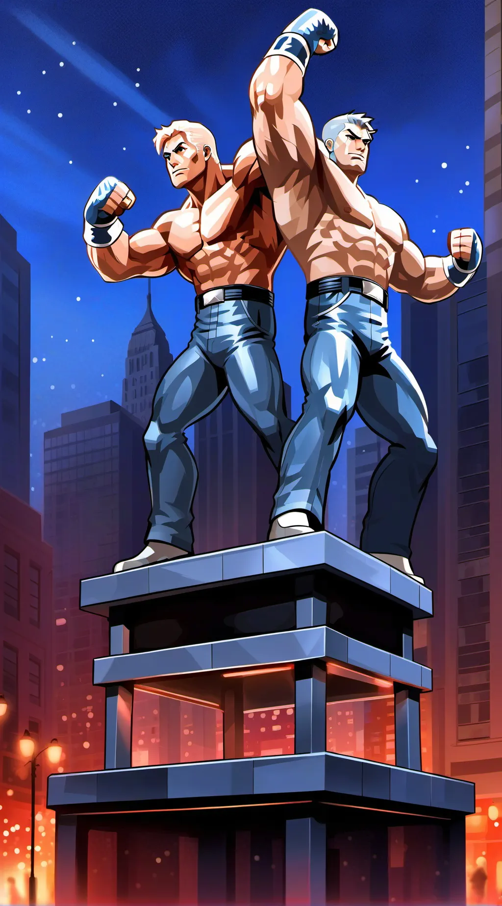 ai character: rumble City  background