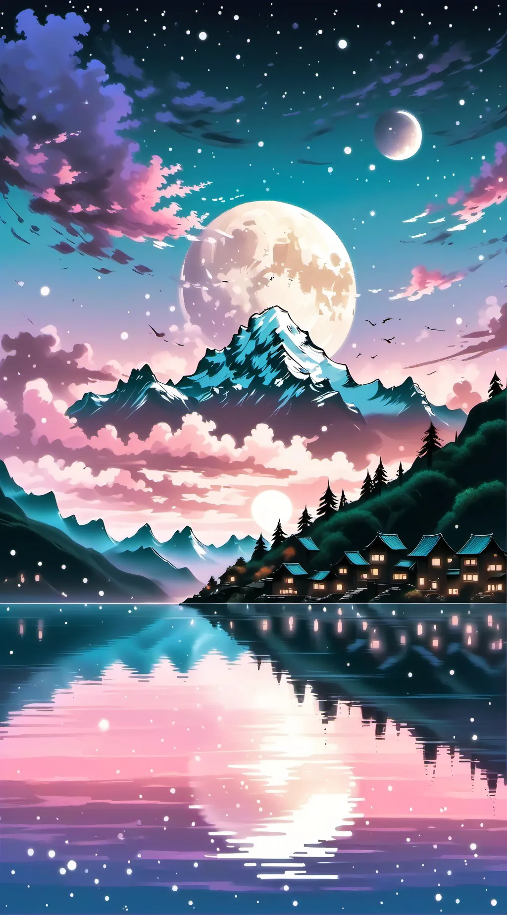 ai character: Mountain Journey  background