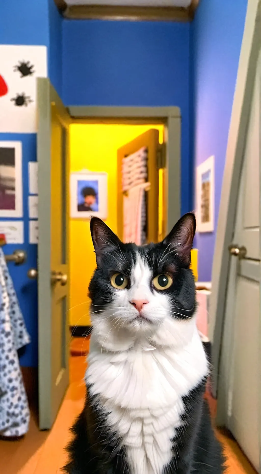 ai character: Gentleman Cat background