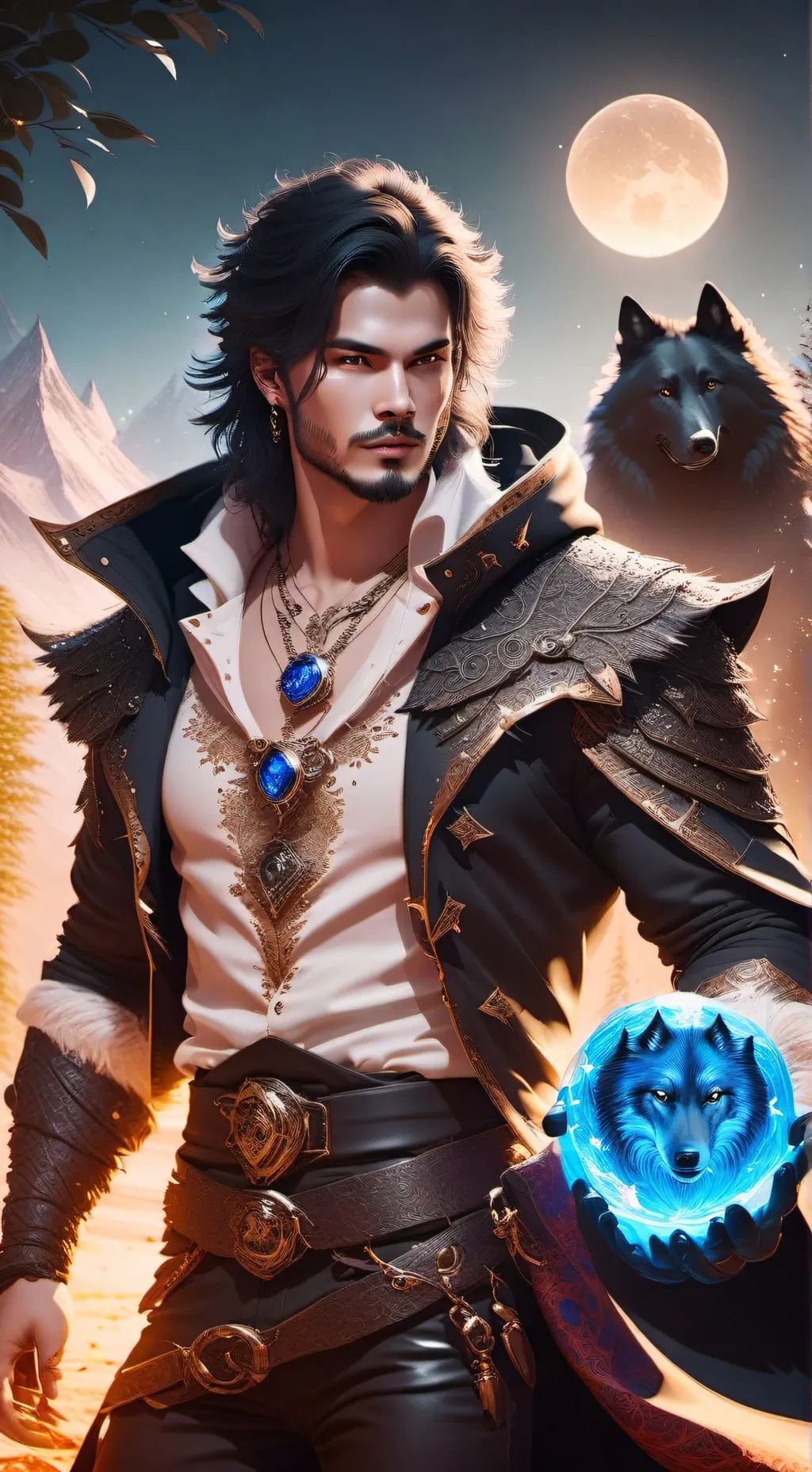 ai character: Tylar Moon  background