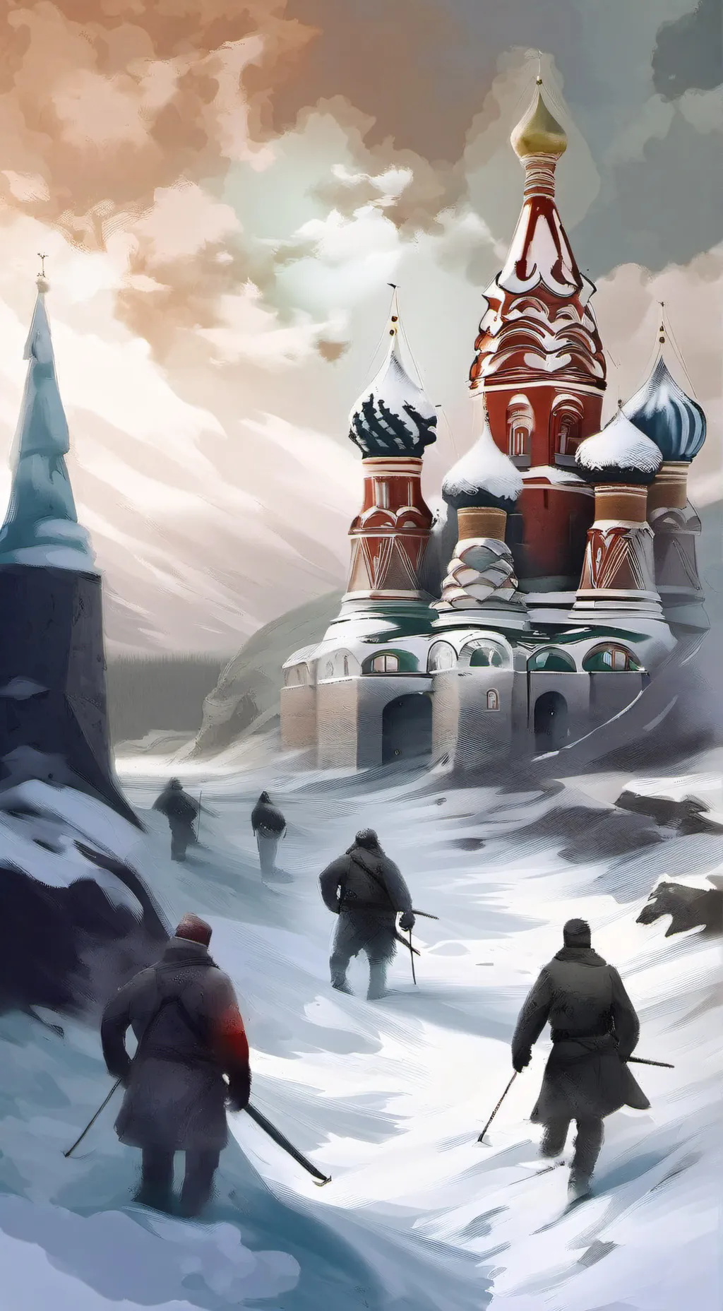 ai character: USA vs RUSSIA background