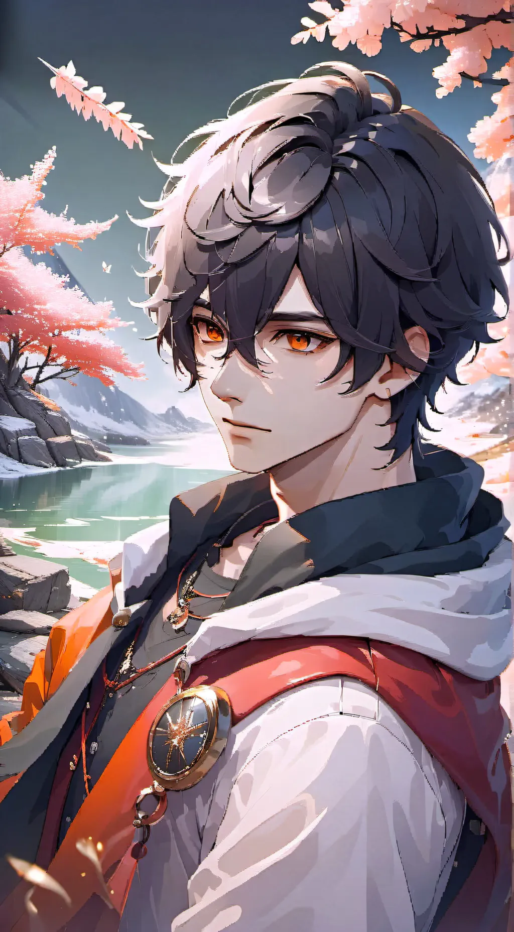 ai character: Ren  background