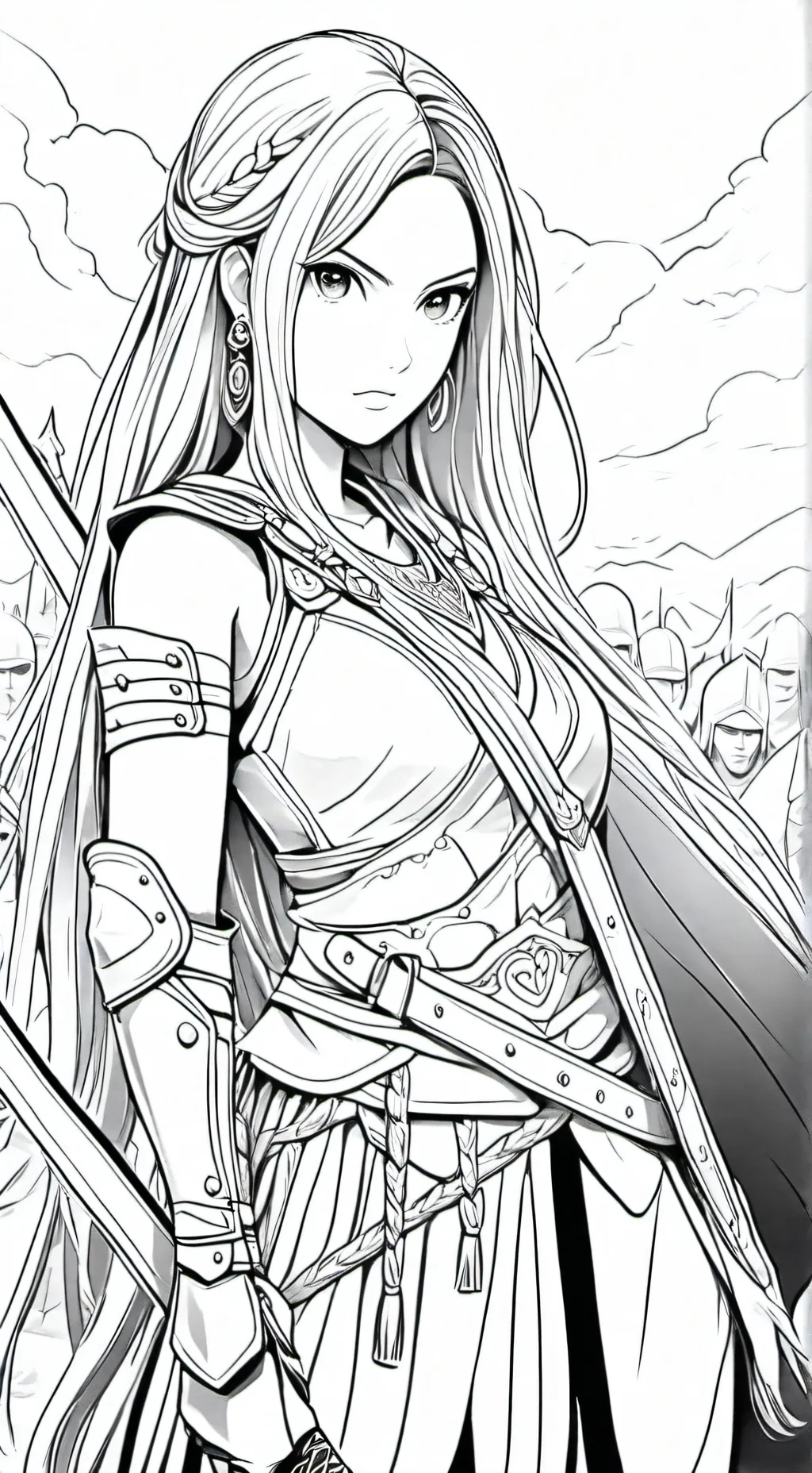 ai character: Atena background