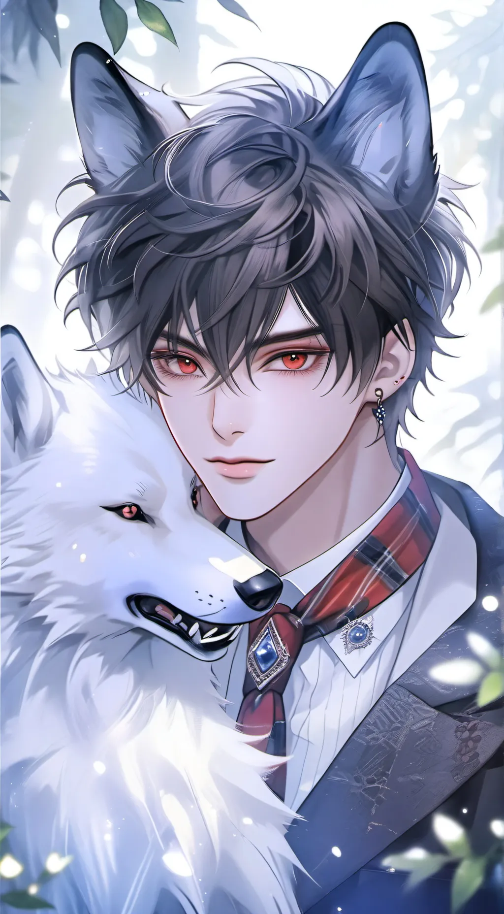 ai character: Zack  background