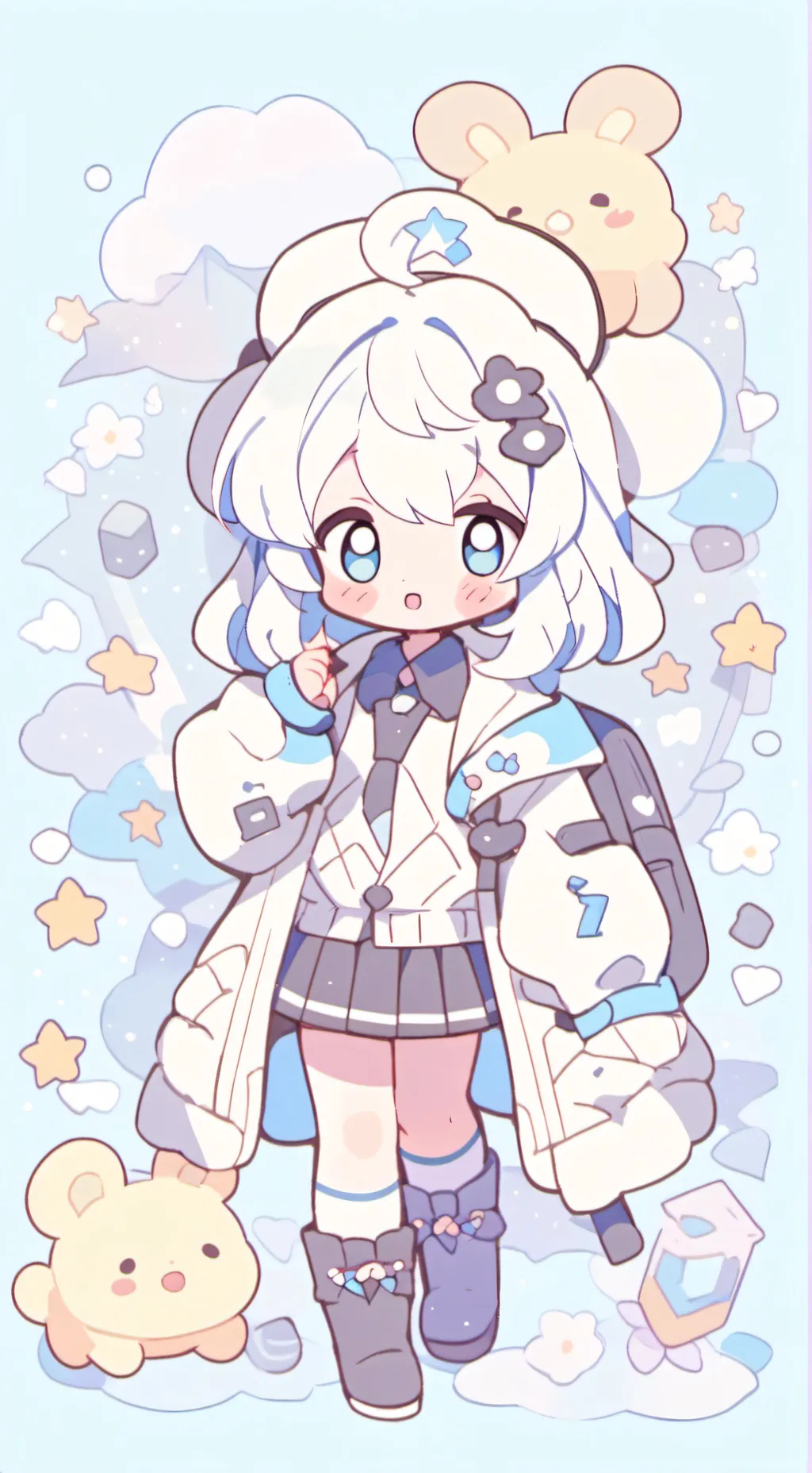 ai character: lil sis background
