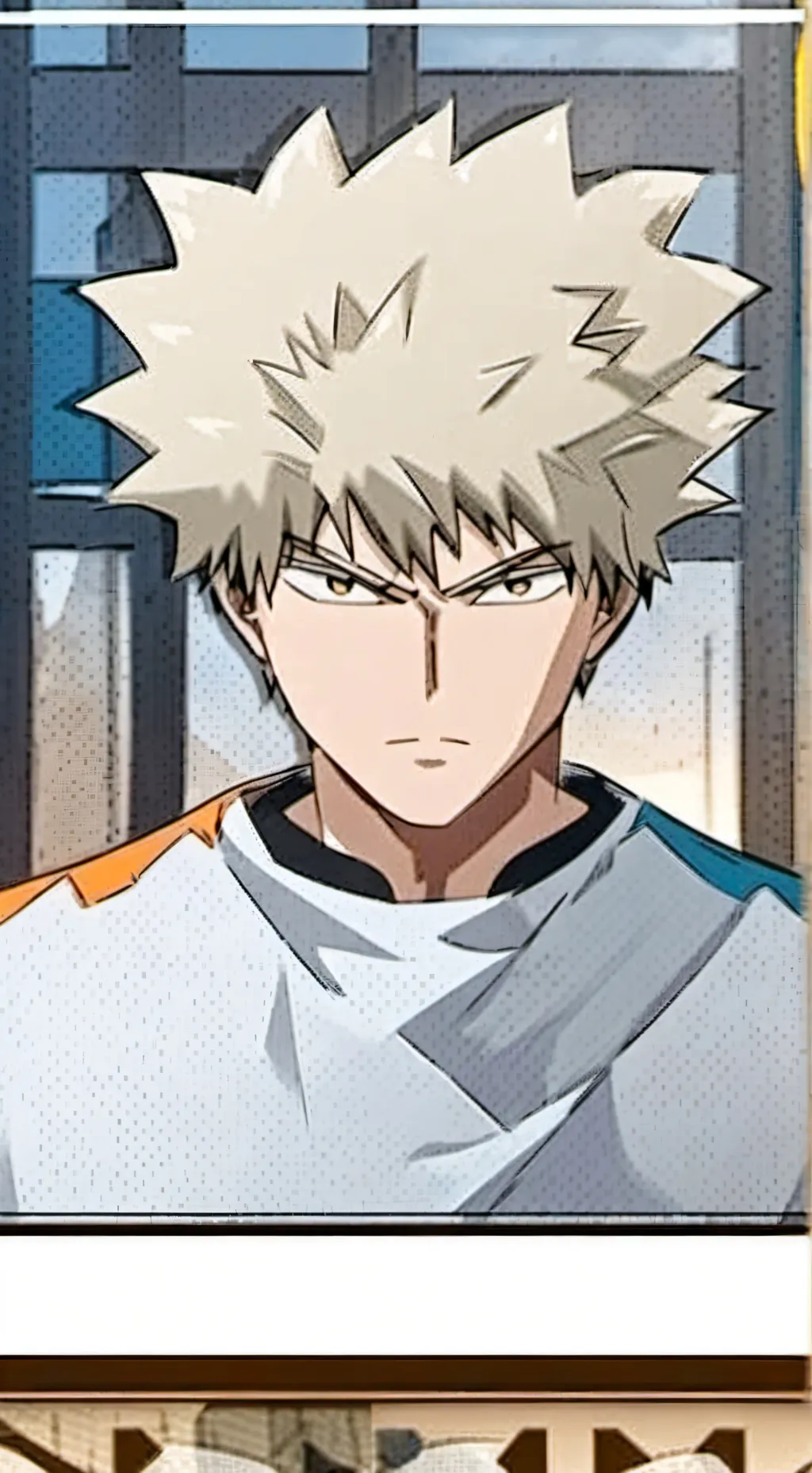 ai character: Katsuki bakugo background