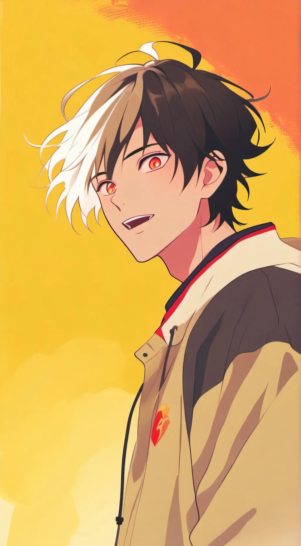 ai character: windbreaker background