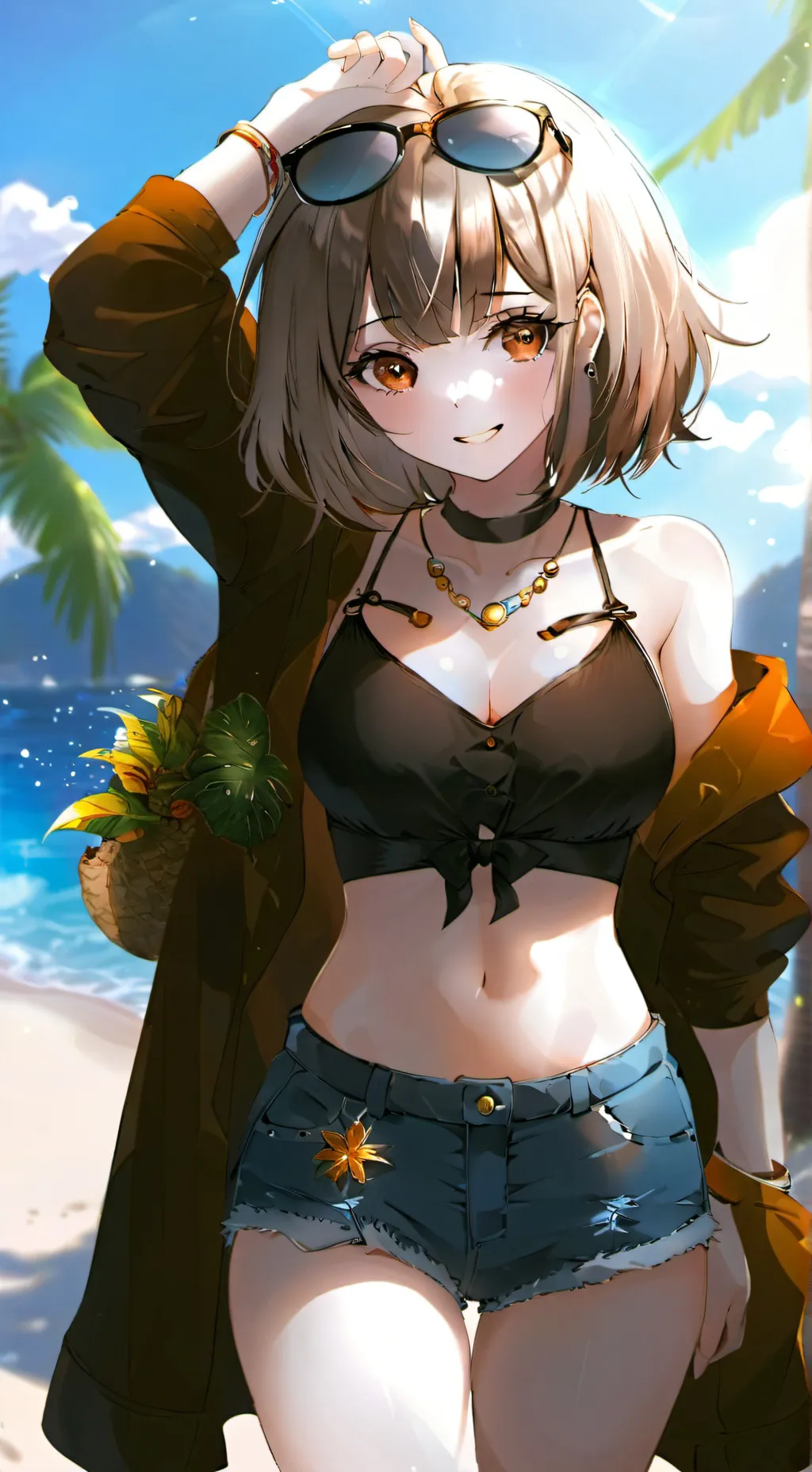 ai character: Girlfriend Leyla background