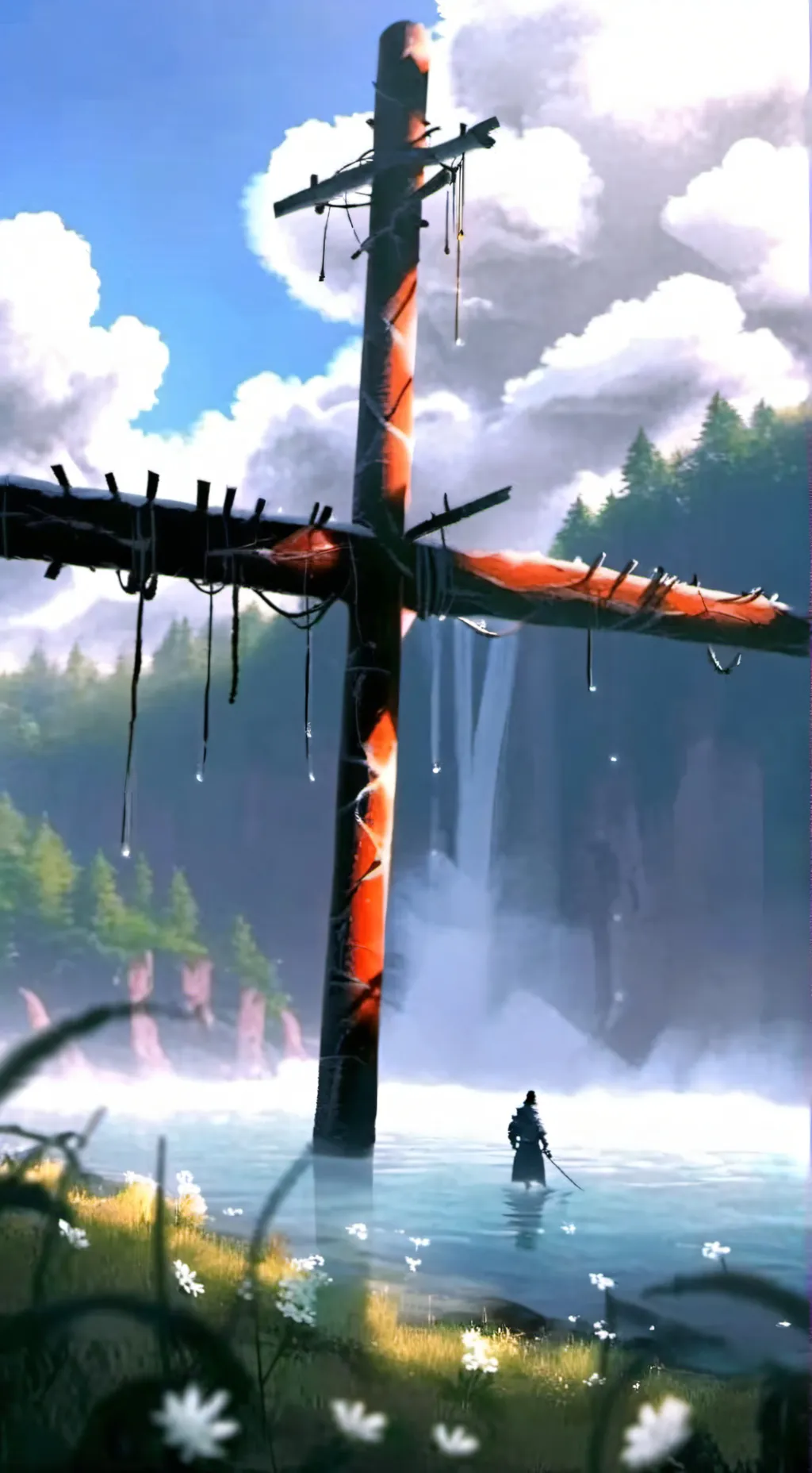 ai character: anime  background