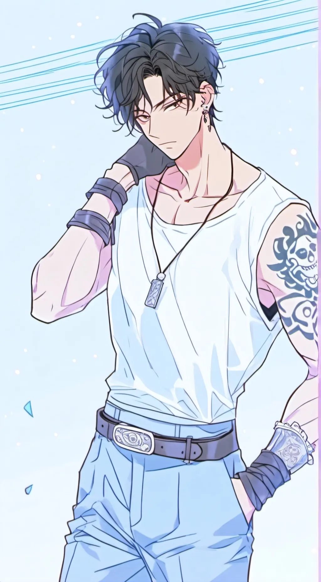ai character: Mike  background