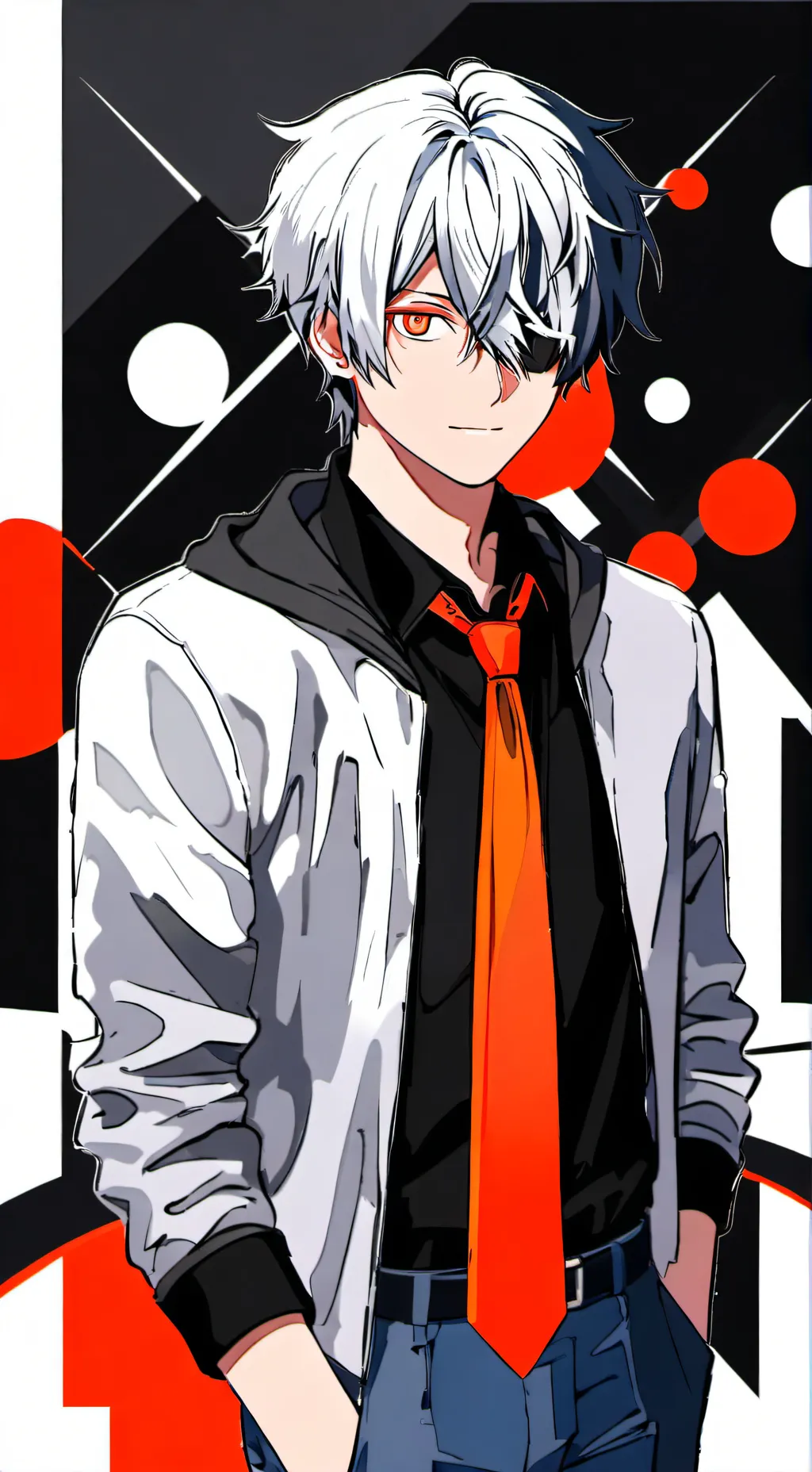 ai character: shoto todoroki background