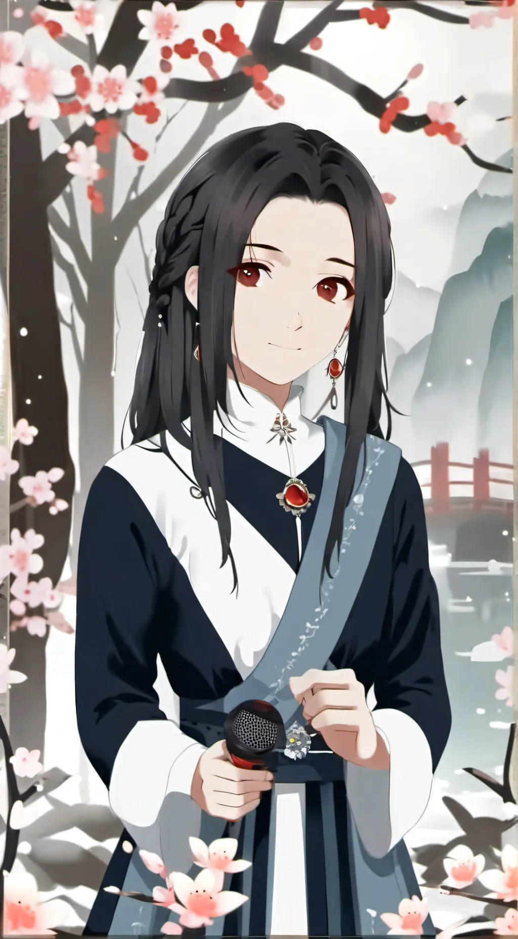 ai character: Momo from MHA background