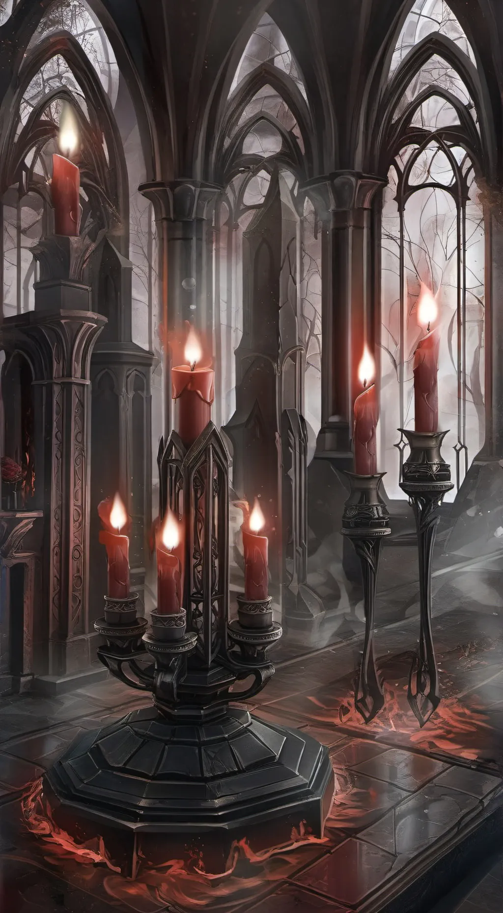 ai character: Endon/Candle King background