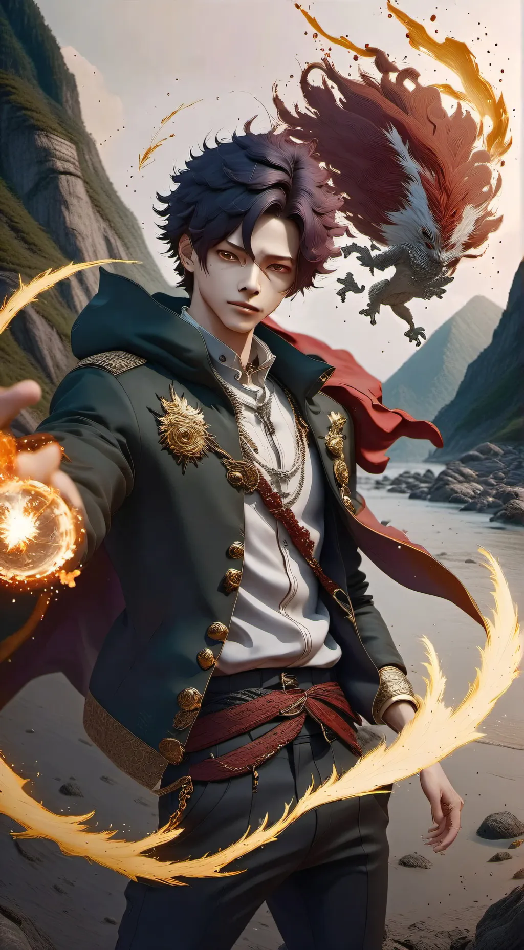 ai character: todoroki background