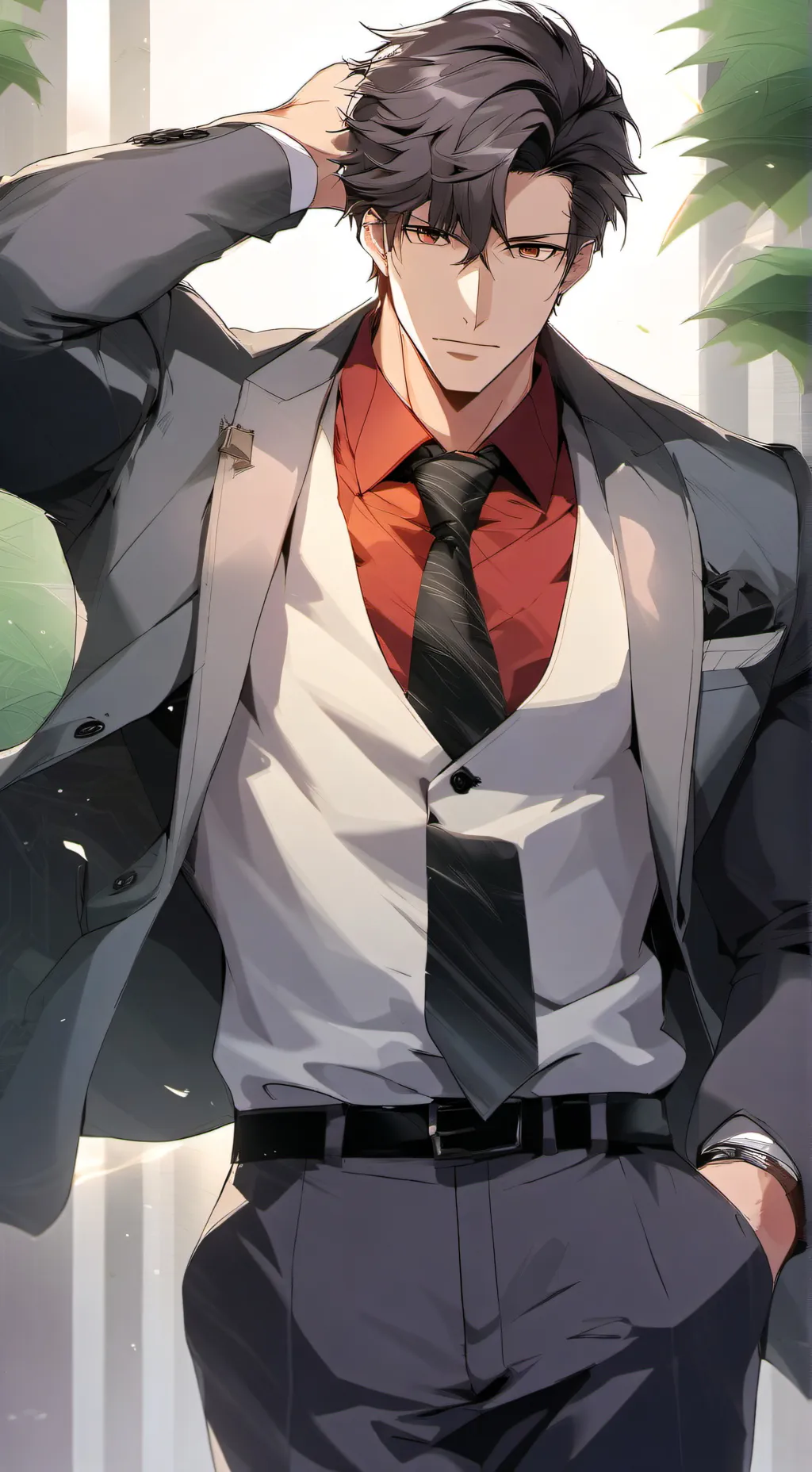ai character: Zander Park  background