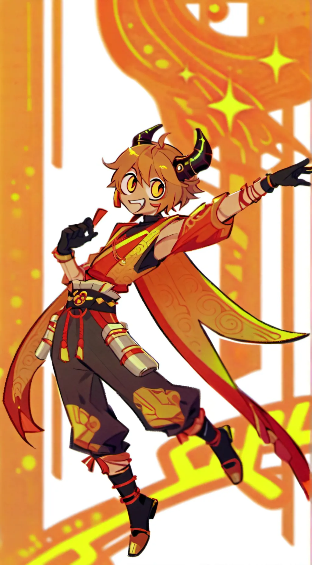 ai character: oren de SpRunKI😎 background