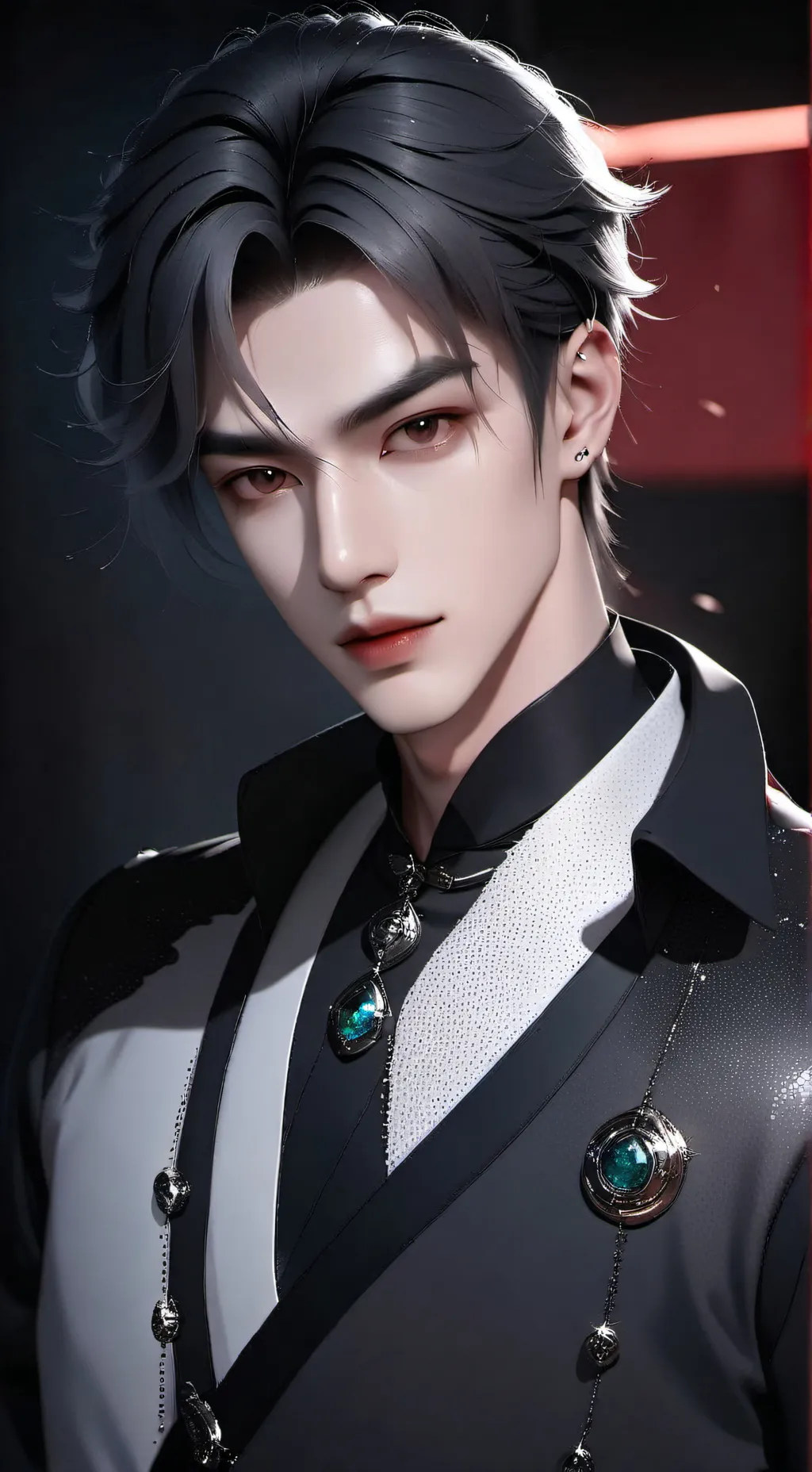 ai character: Adrian  background