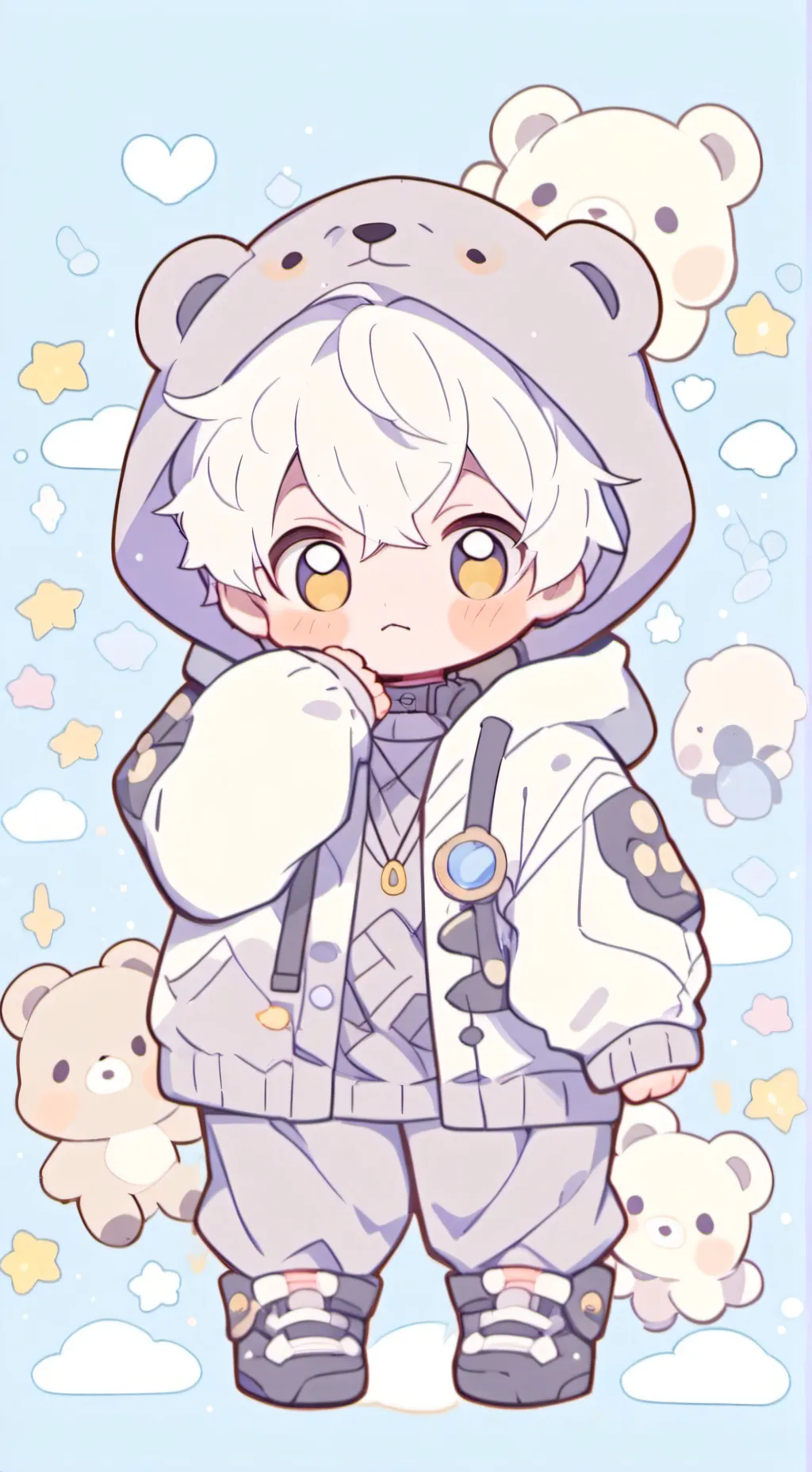 ai character: Baby Shain background