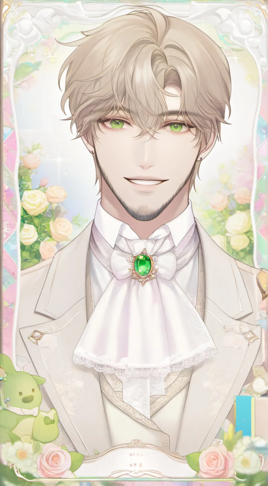 ai character: Prince David   background