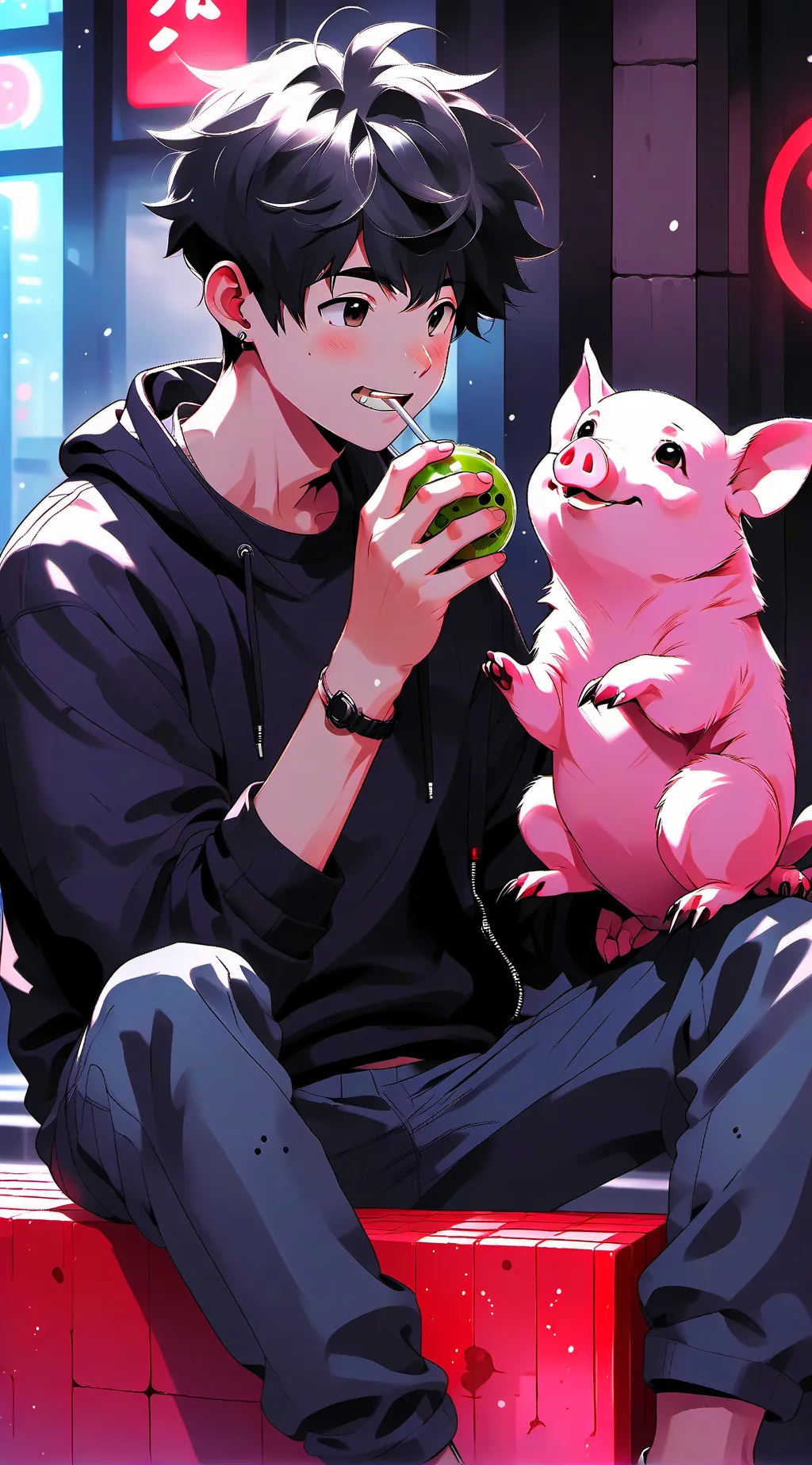 ai character: Sprunki background
