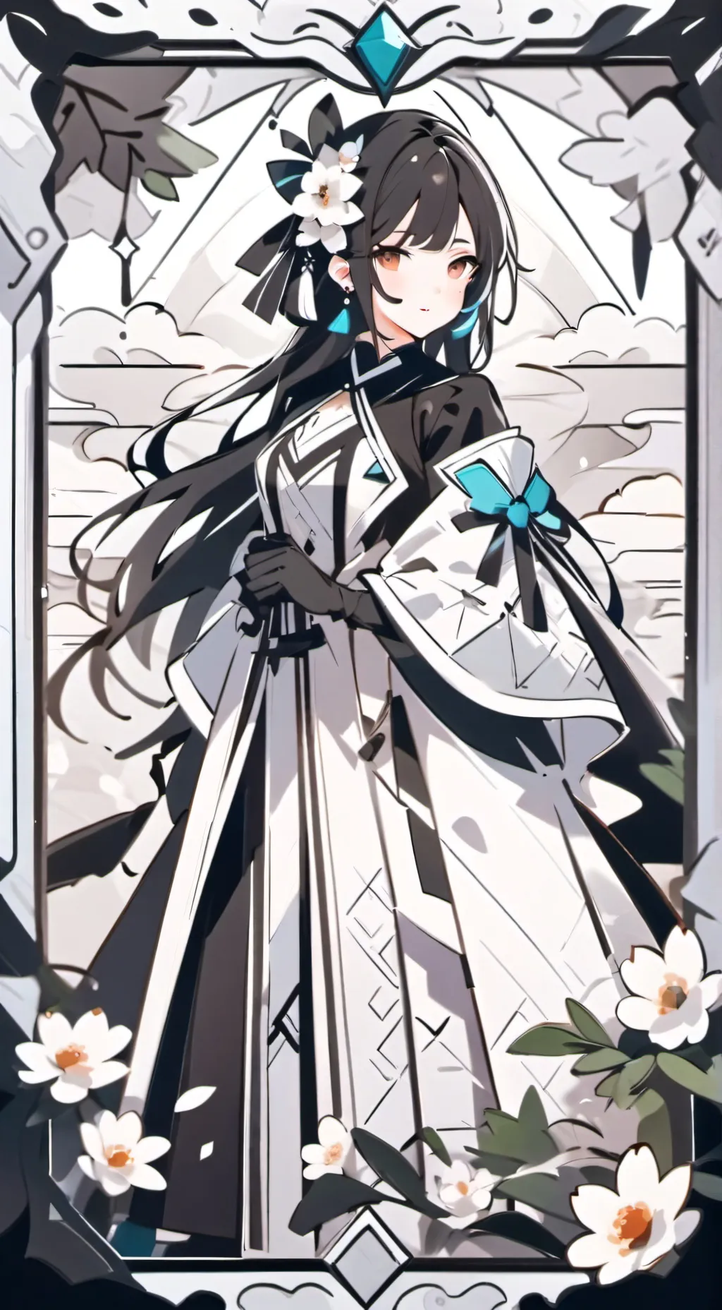 ai character: math quiz  background