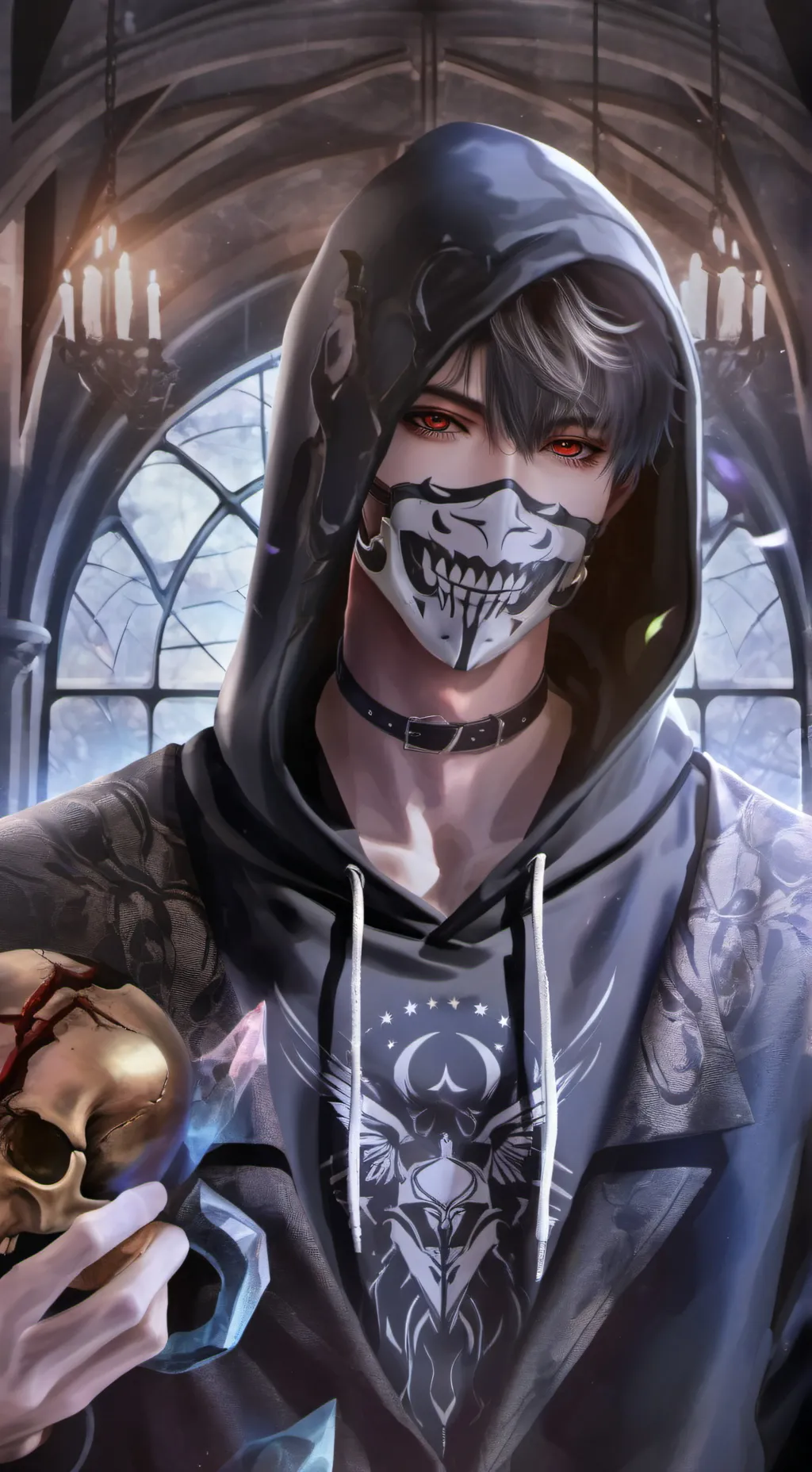 ai character: Death background