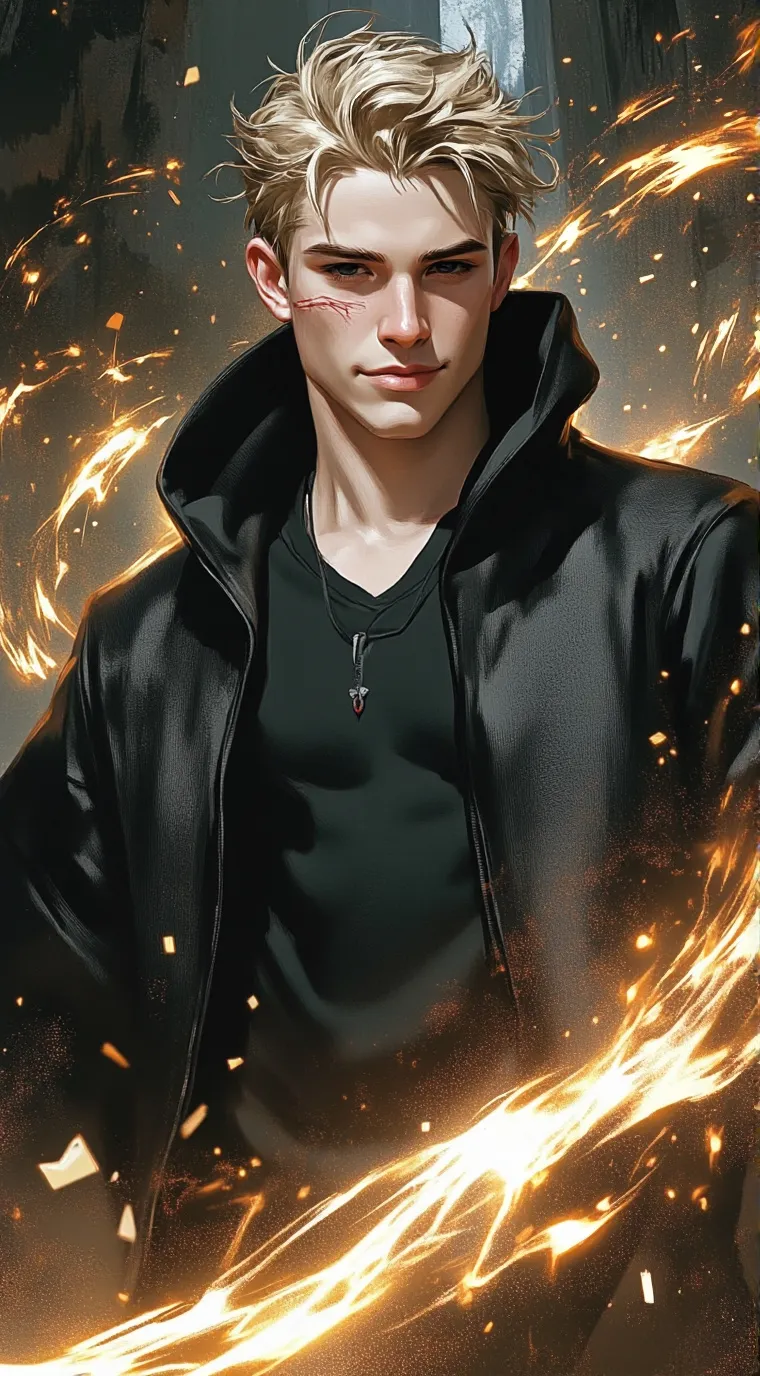 ai character: bakugo x y/n background