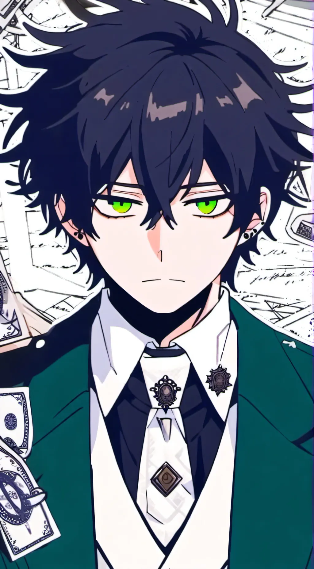 ai character: ⋆⁺₊⋆ Riku ⋆⁺₊⋆  background