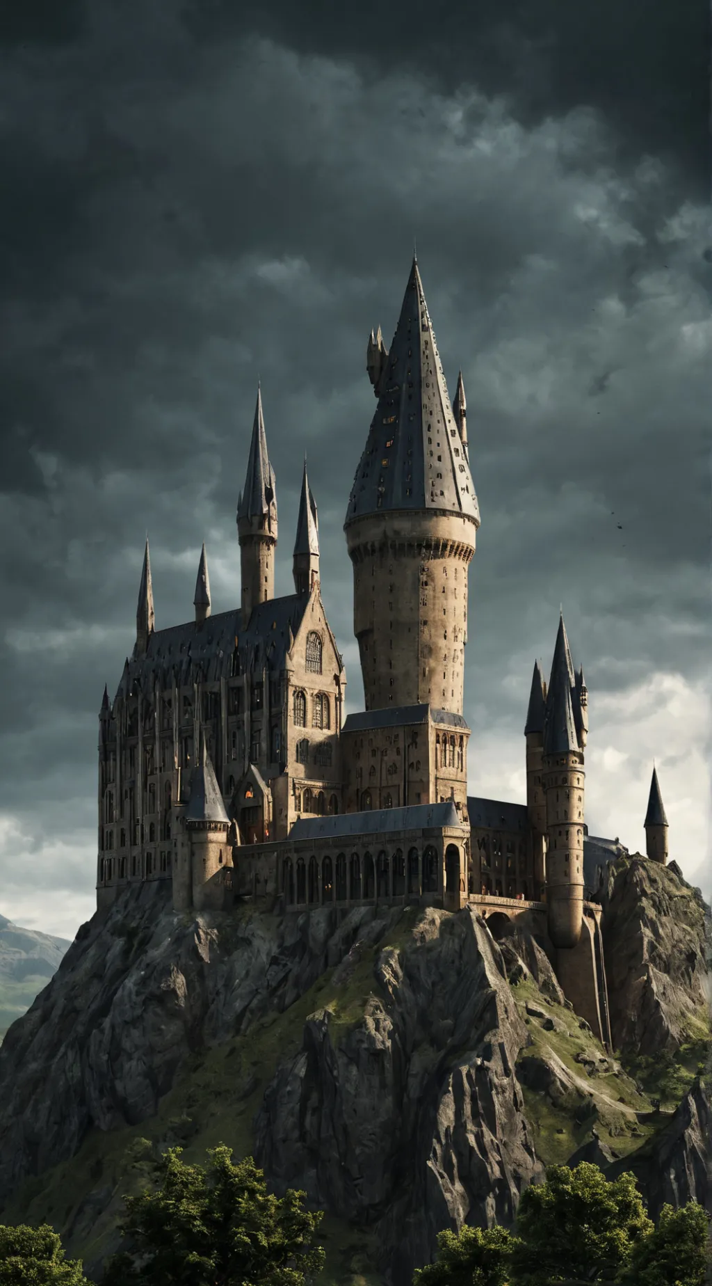 ai character: Hogwarts 🧐🧐☠️ background