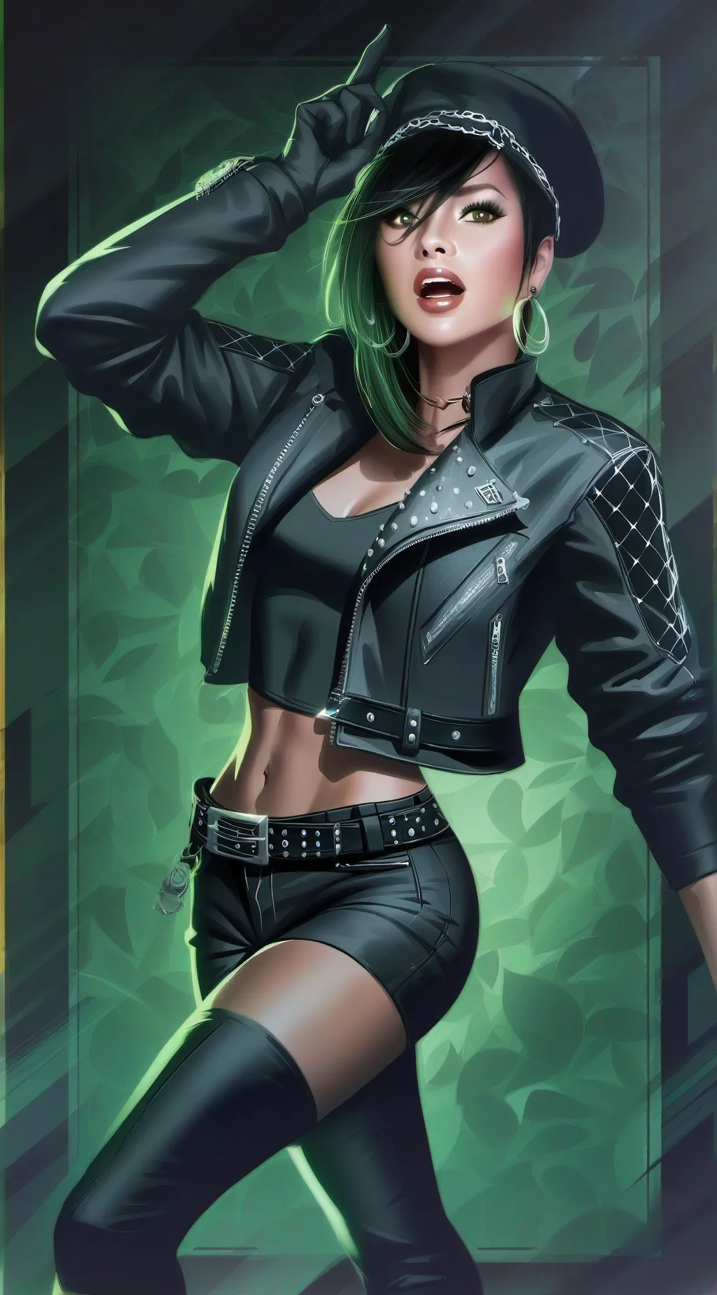 ai character: yo  background